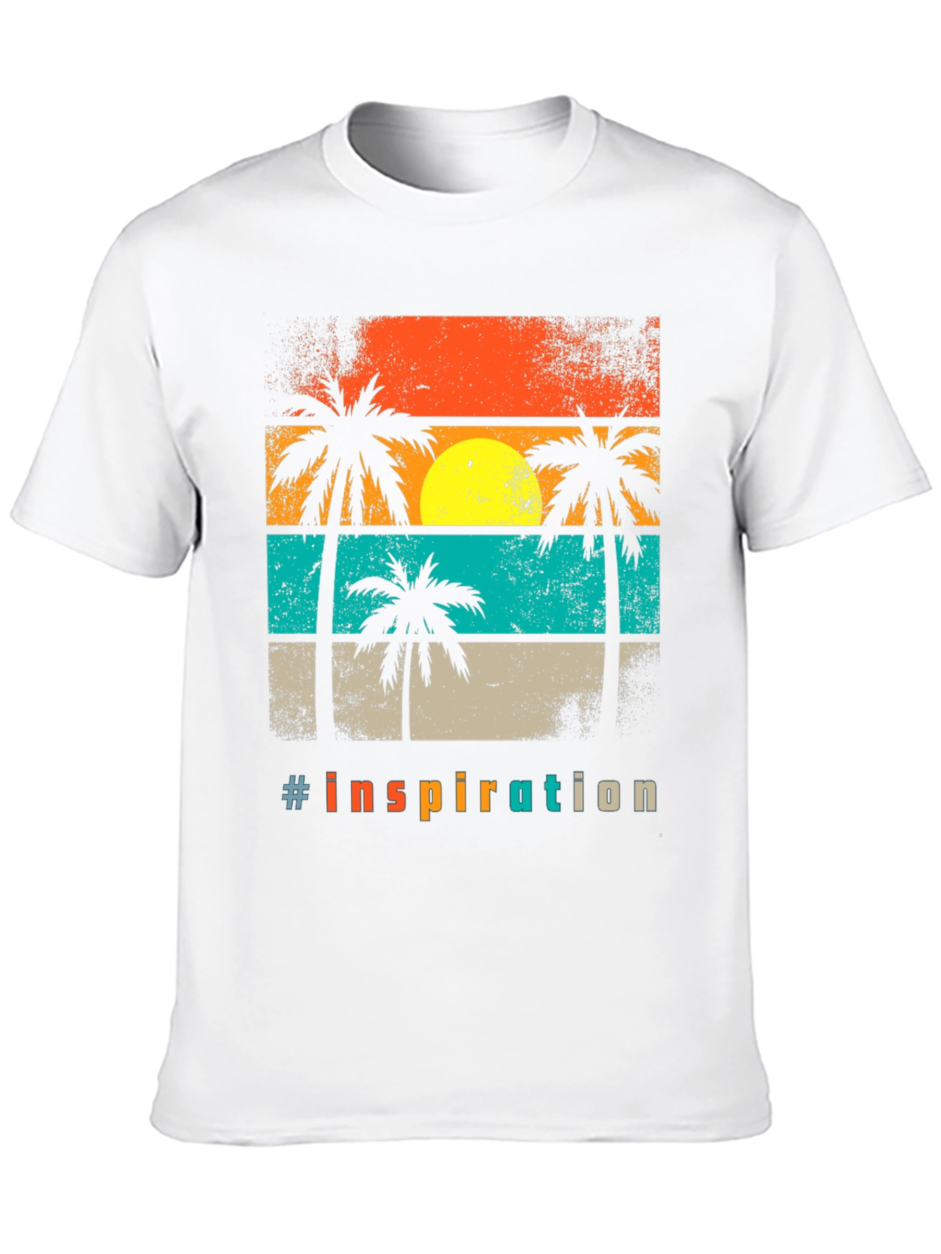 Inspirational Retro Palm Tree T-Shirt