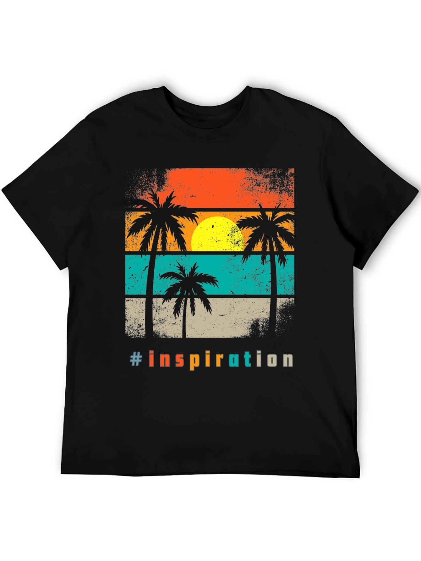 Inspirational Retro Palm Tree T-Shirt