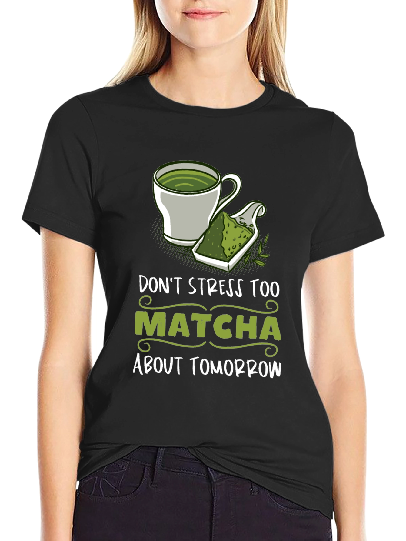 Dont Stress Too Matcha Graphic Tee