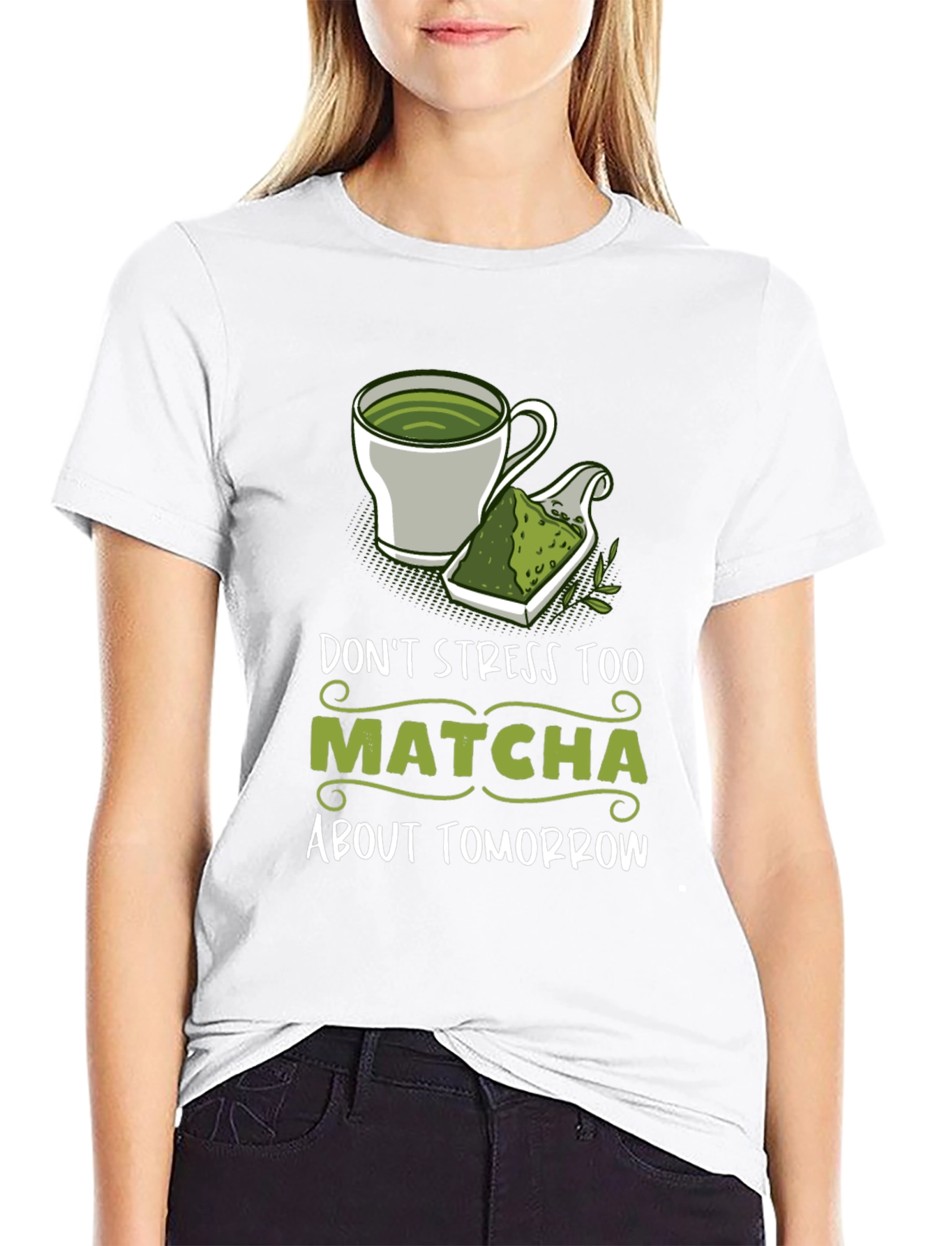 Dont Stress Too Matcha Graphic Tee