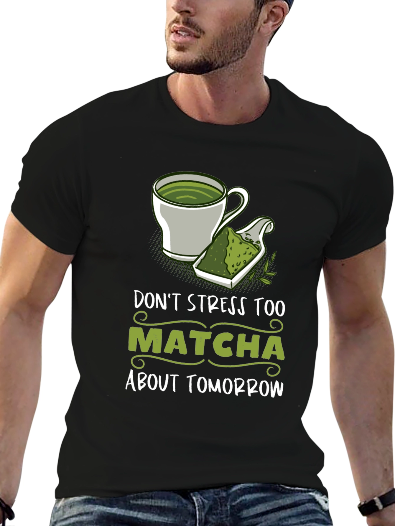 Dont Stress Too Matcha Graphic Tee