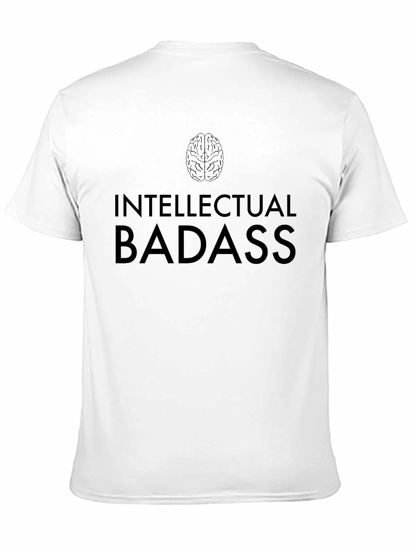 Intellectual Badass Graphic Tee - Mens Black T-Shirt
