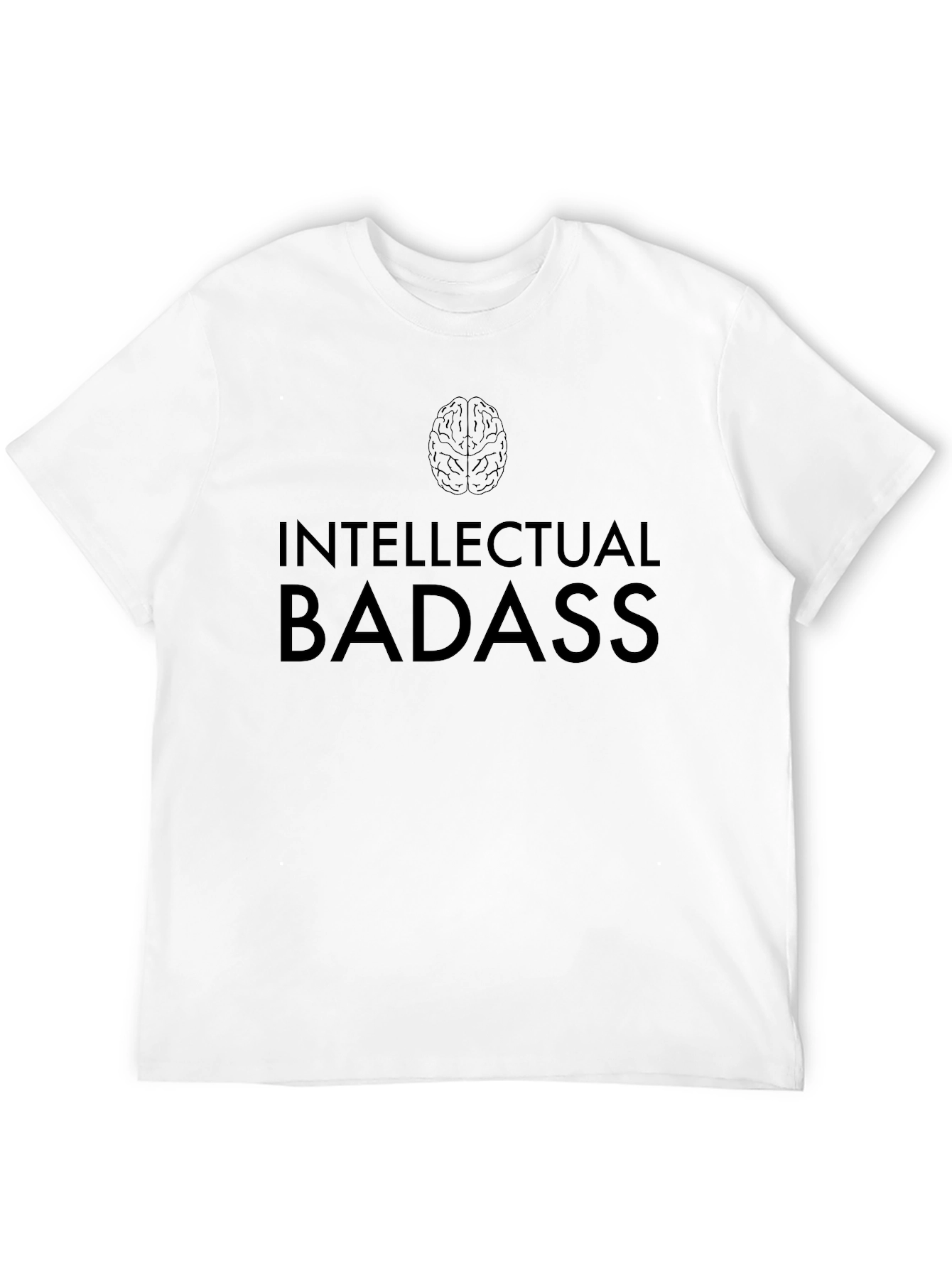 Intellectual Badass Graphic Tee - Mens Black T-Shirt