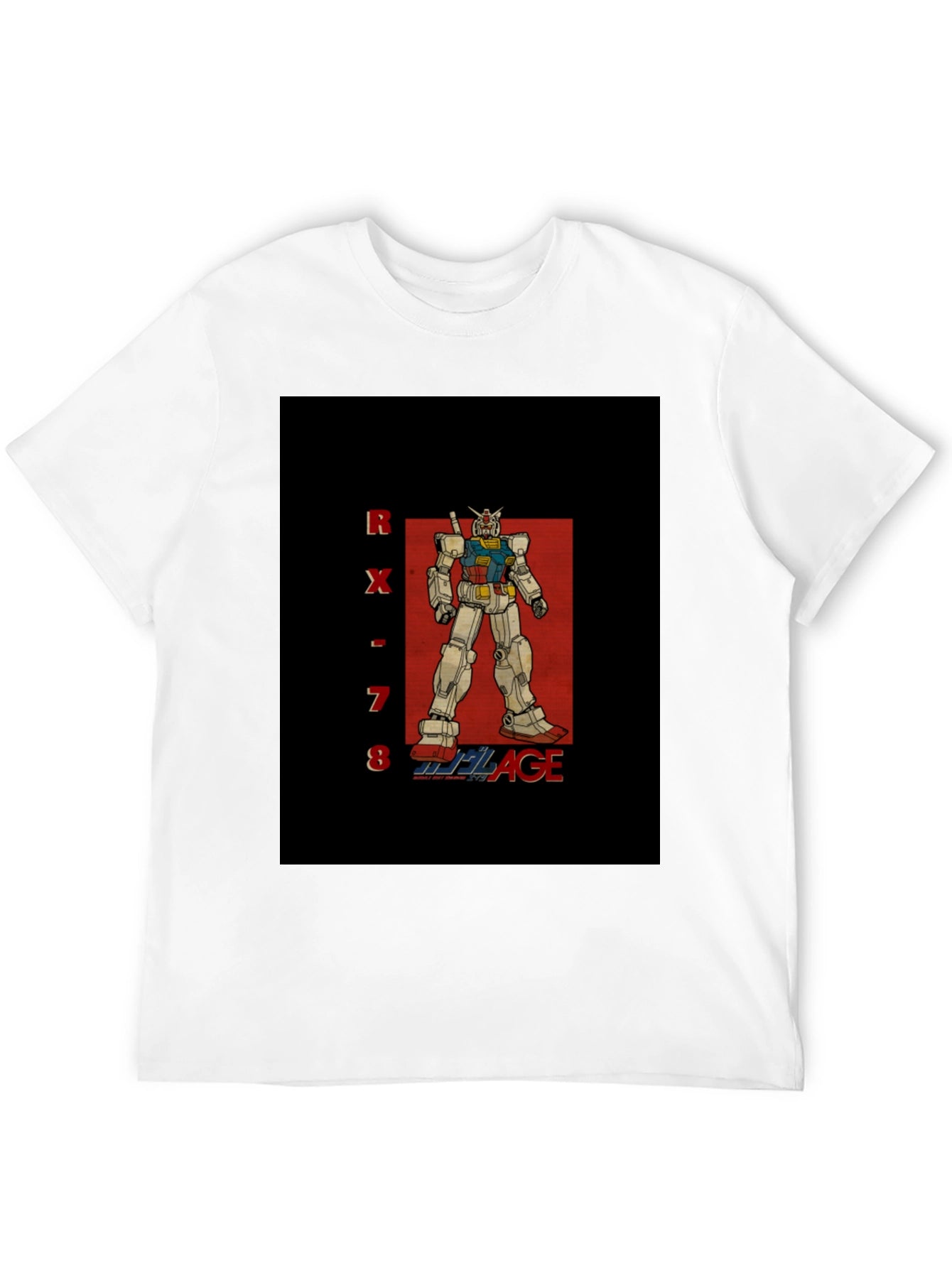 RX-78 Gundam T-Shirt - Retro Anime Robot Design
