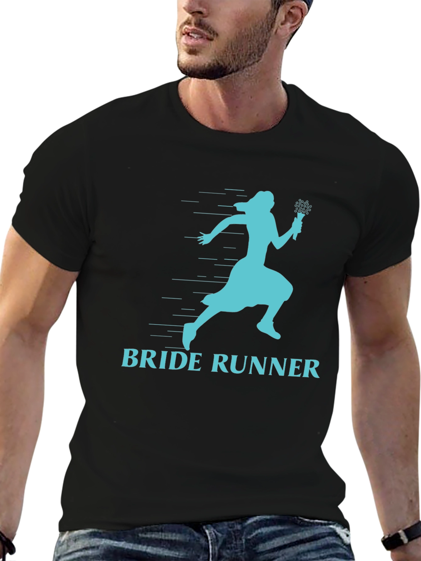 Bride Runner T-Shirt - Fun Wedding Humor Tee