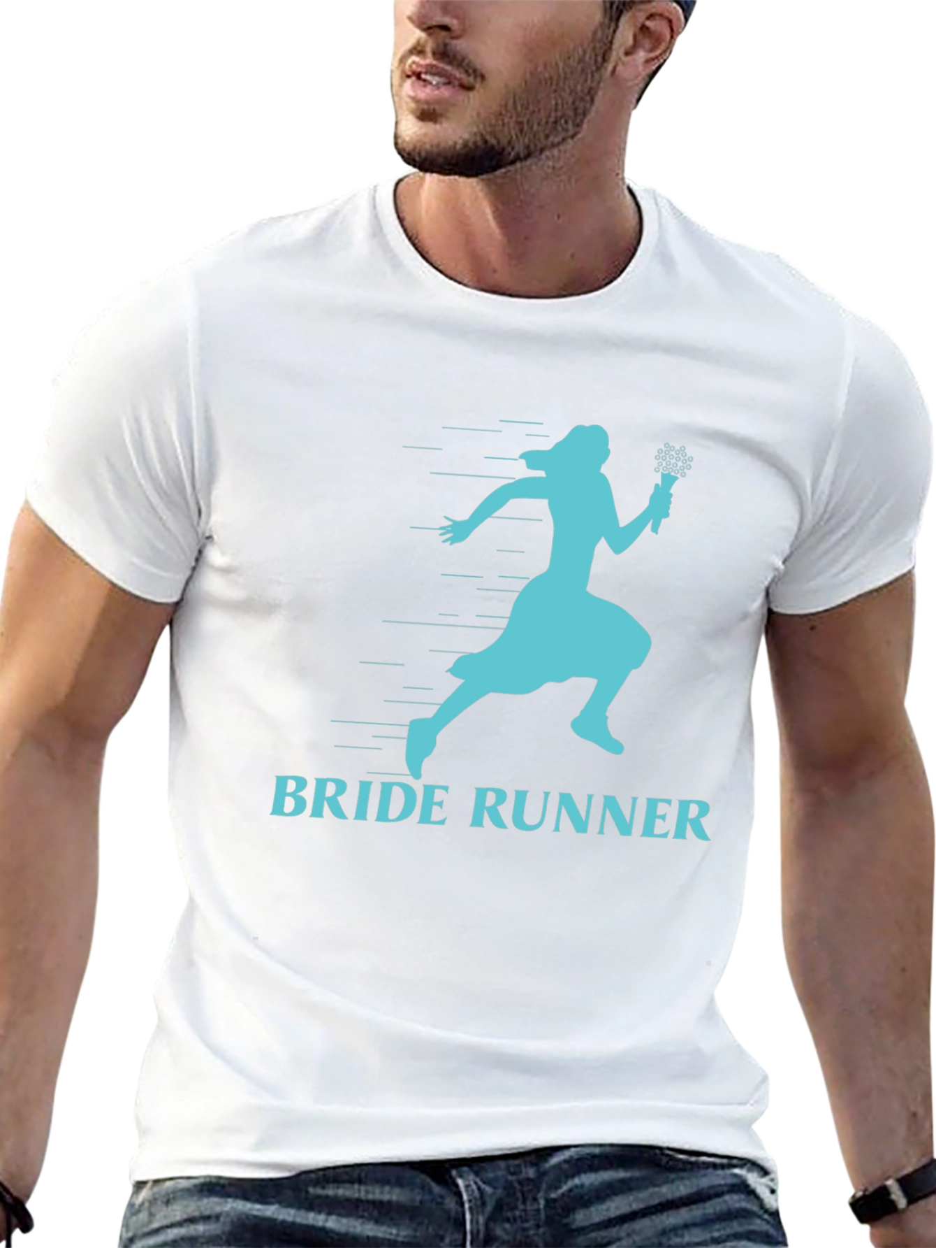 Bride Runner T-Shirt - Fun Wedding Humor Tee