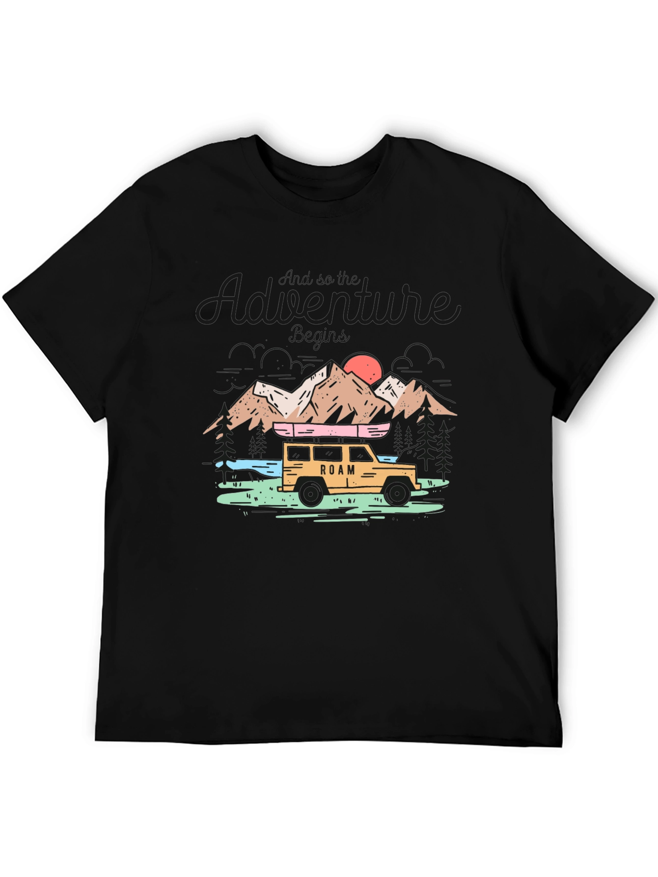 Adventure Awaits Tee | Roam Mountain Design