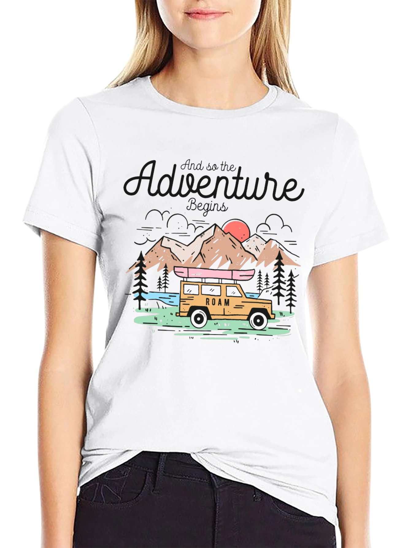 Adventure Awaits Tee | Roam Mountain Design