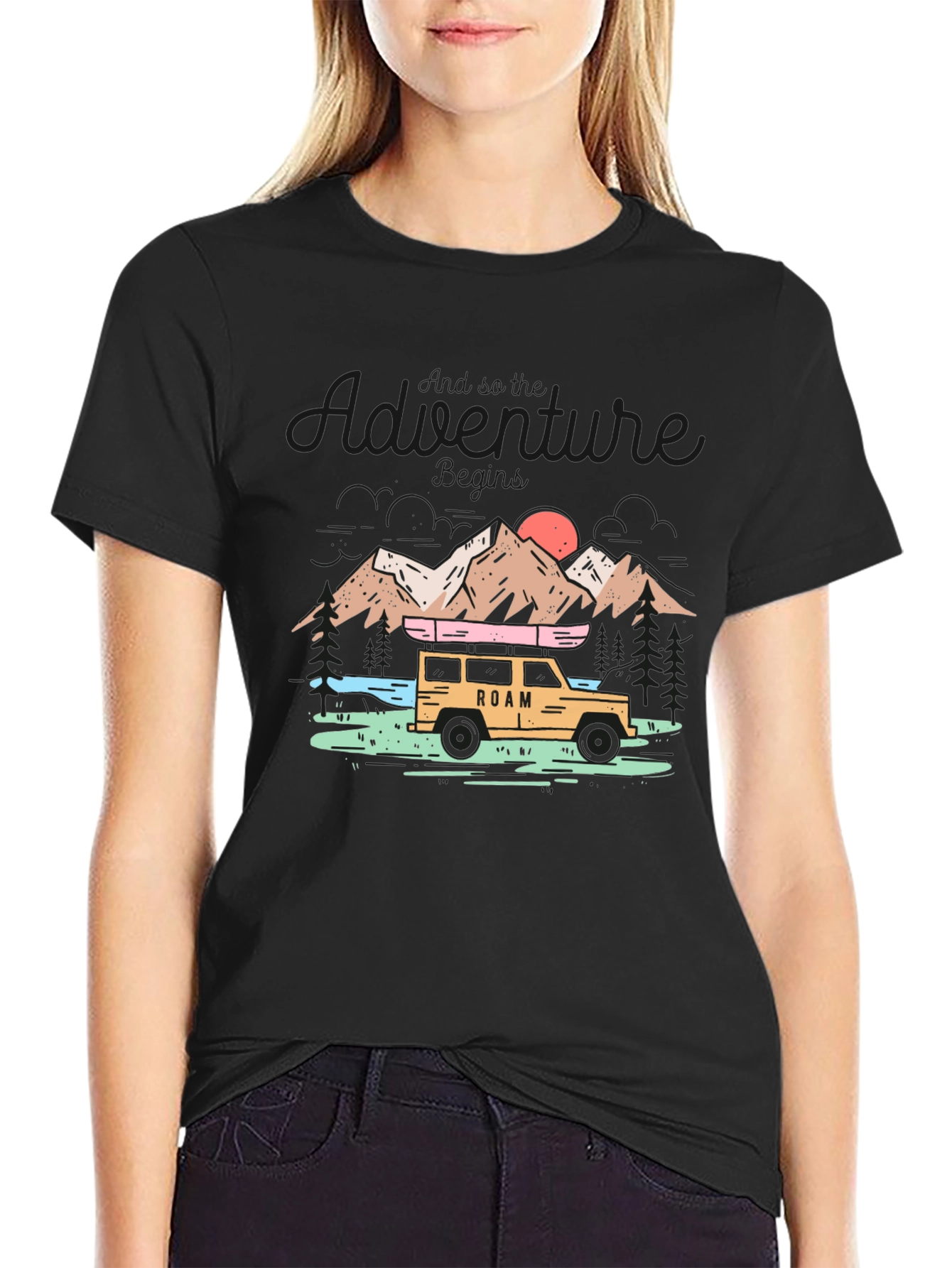 Adventure Awaits Tee | Roam Mountain Design