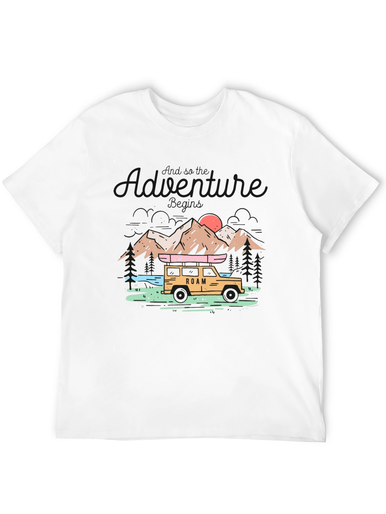 Adventure Awaits Tee | Roam Mountain Design
