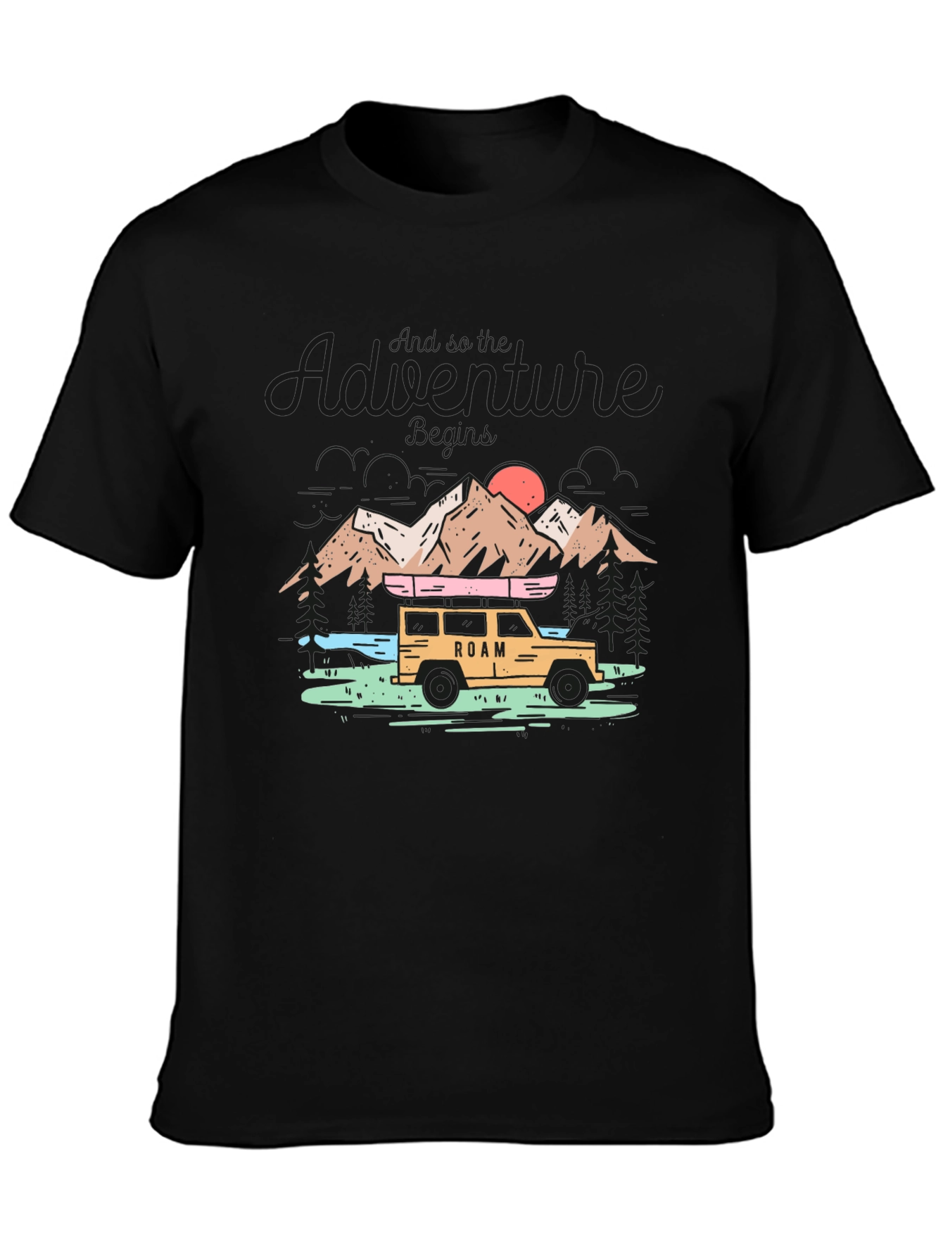 Adventure Awaits Tee | Roam Mountain Design