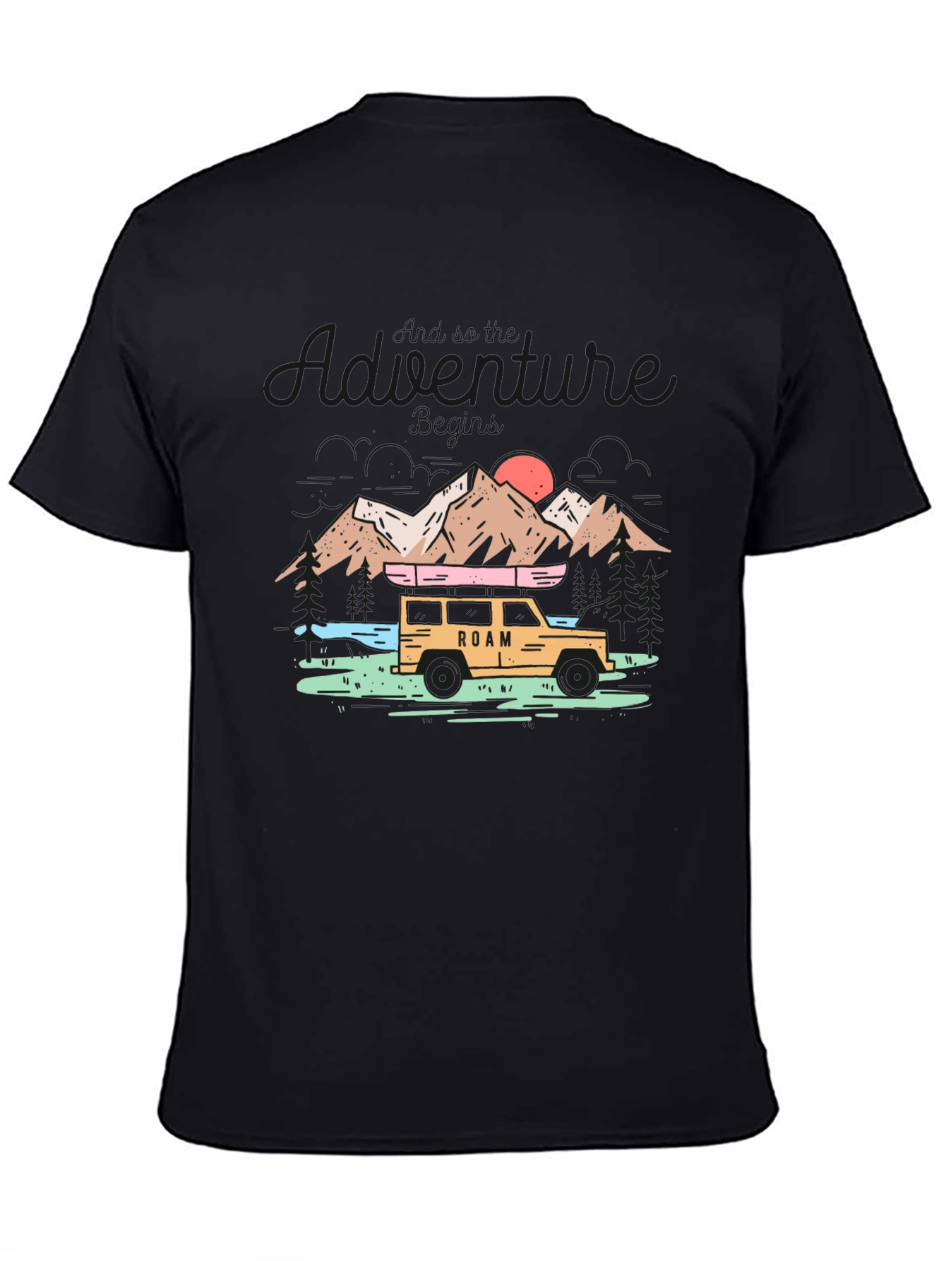 Adventure Awaits Tee | Roam Mountain Design