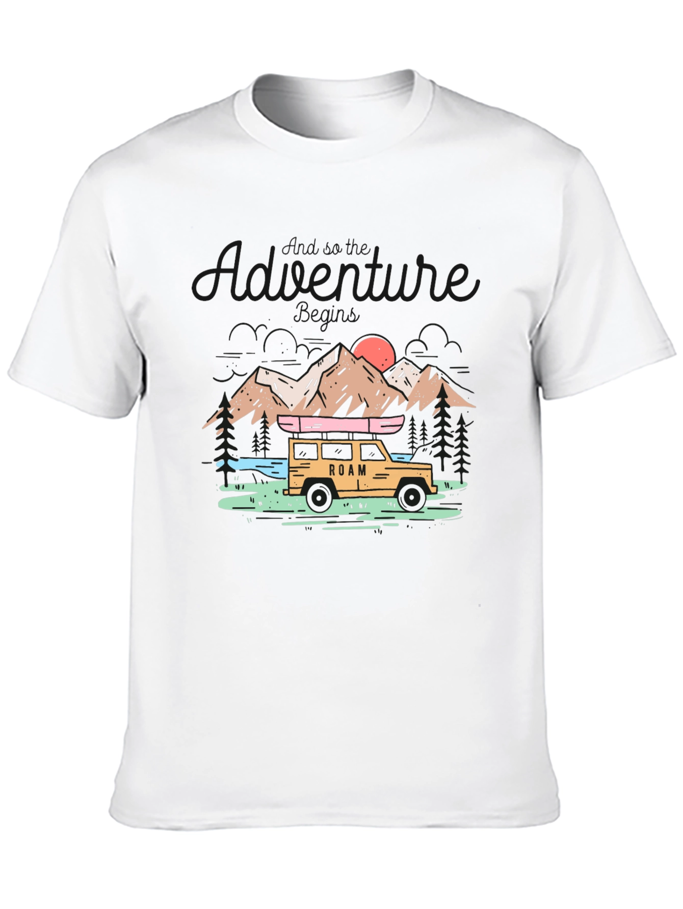 Adventure Awaits Tee | Roam Mountain Design