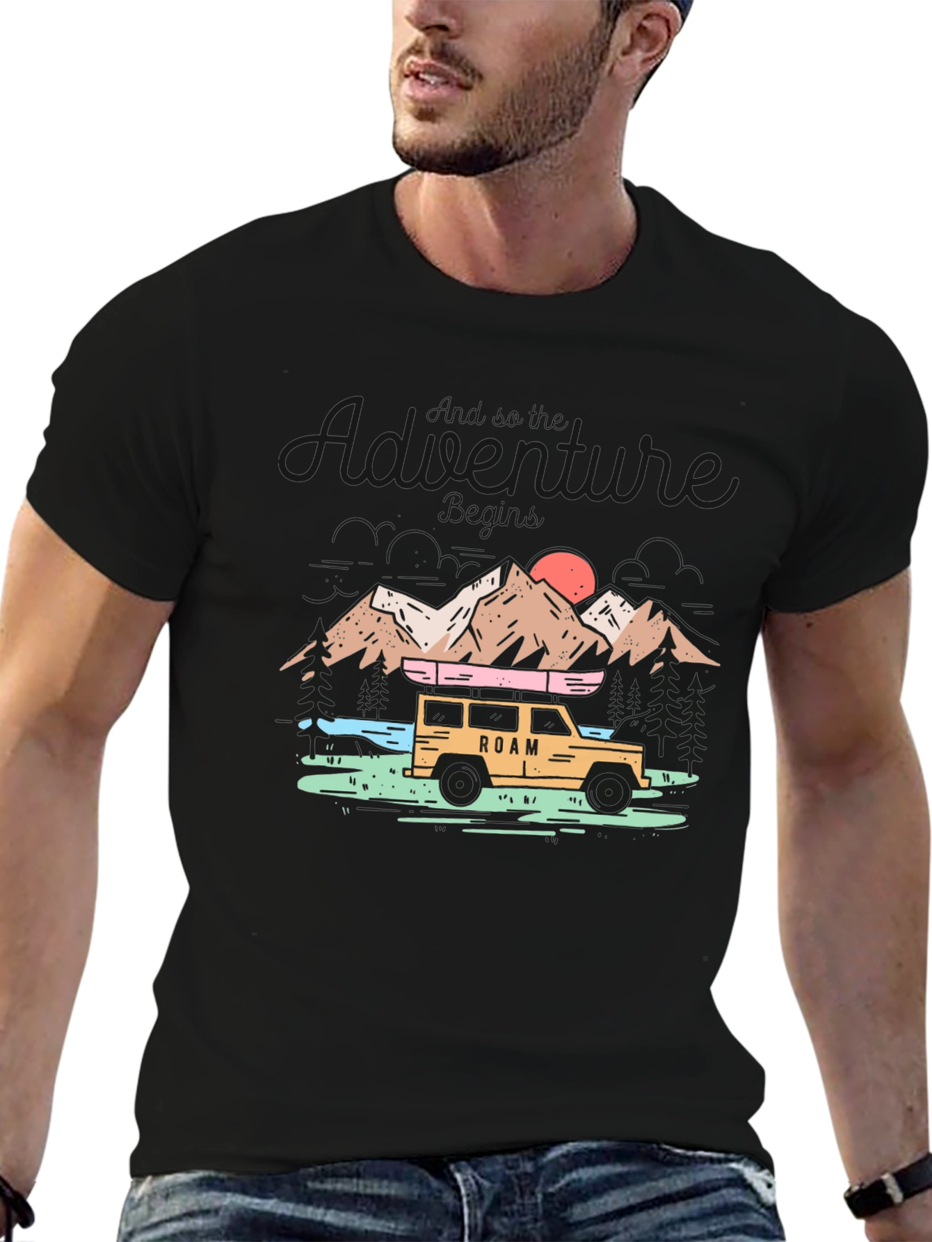 Adventure Awaits Tee | Roam Mountain Design