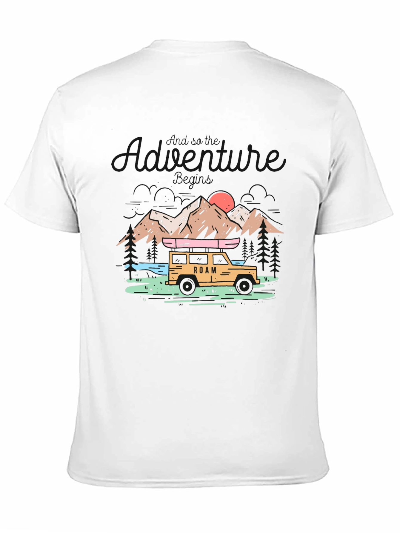 Adventure Awaits Tee | Roam Mountain Design