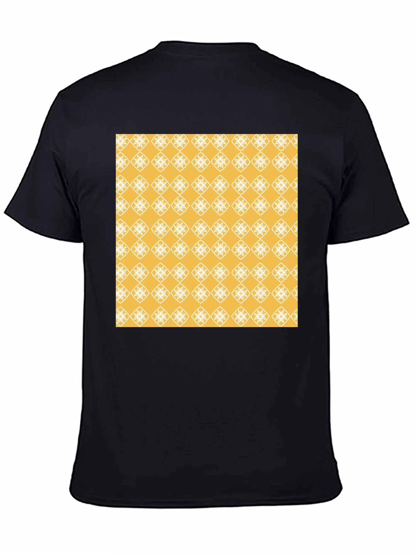 Patterned Graphic Tee - Modern Style
