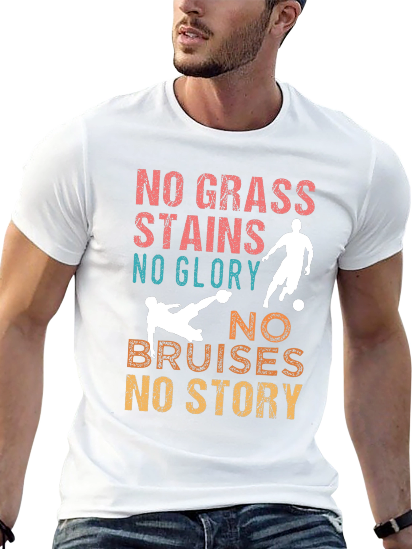 Soccer T-Shirt - No Grass Stains No Glory