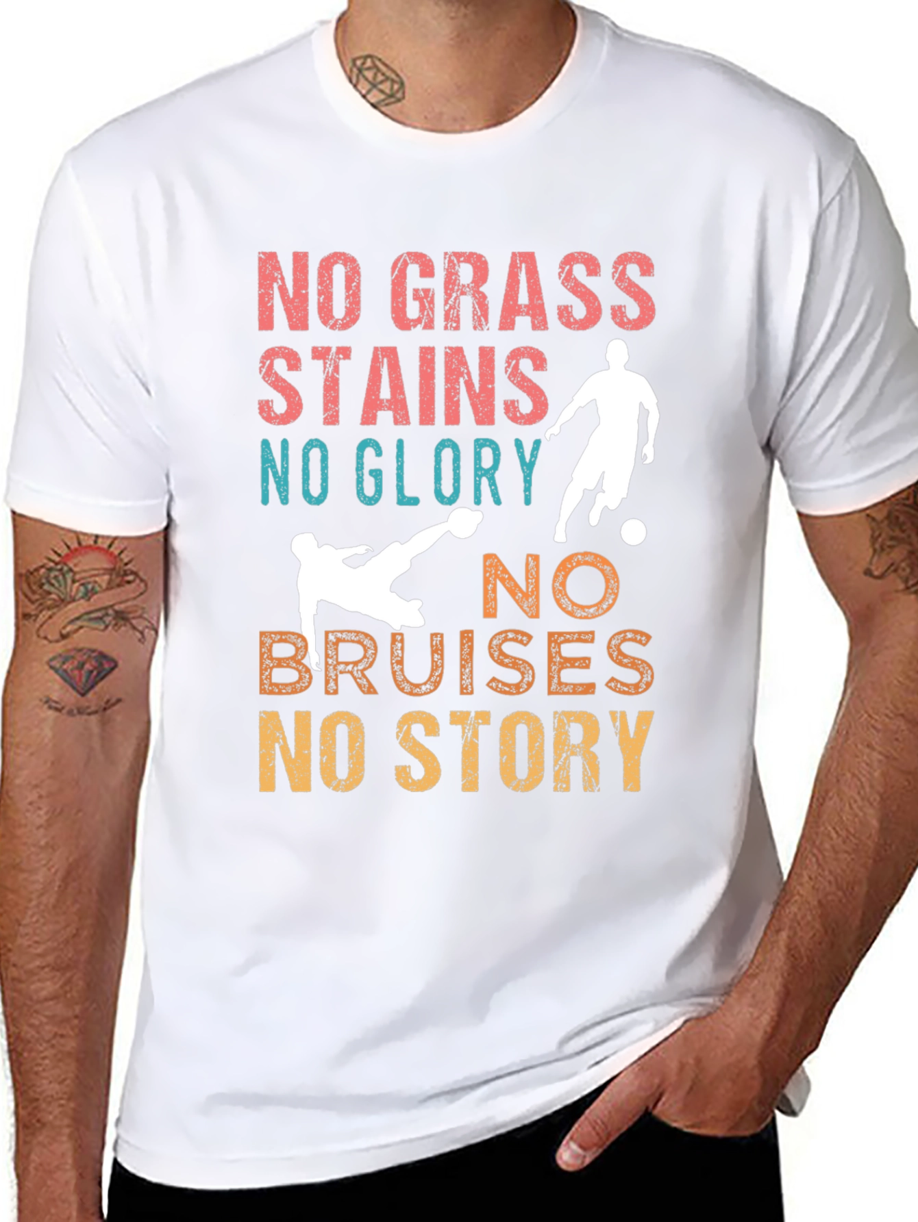 Soccer T-Shirt - No Grass Stains No Glory