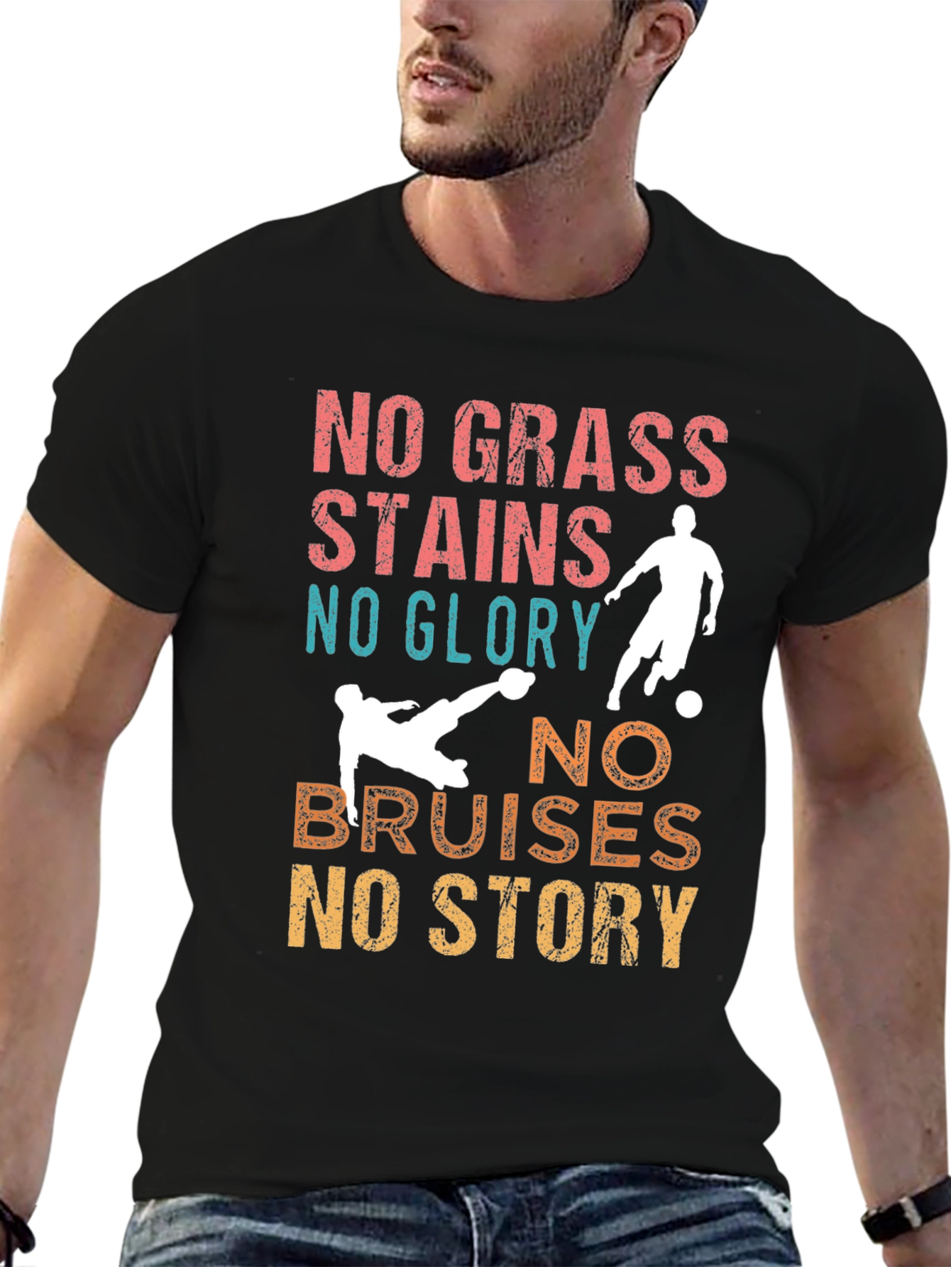 Soccer T-Shirt - No Grass Stains No Glory