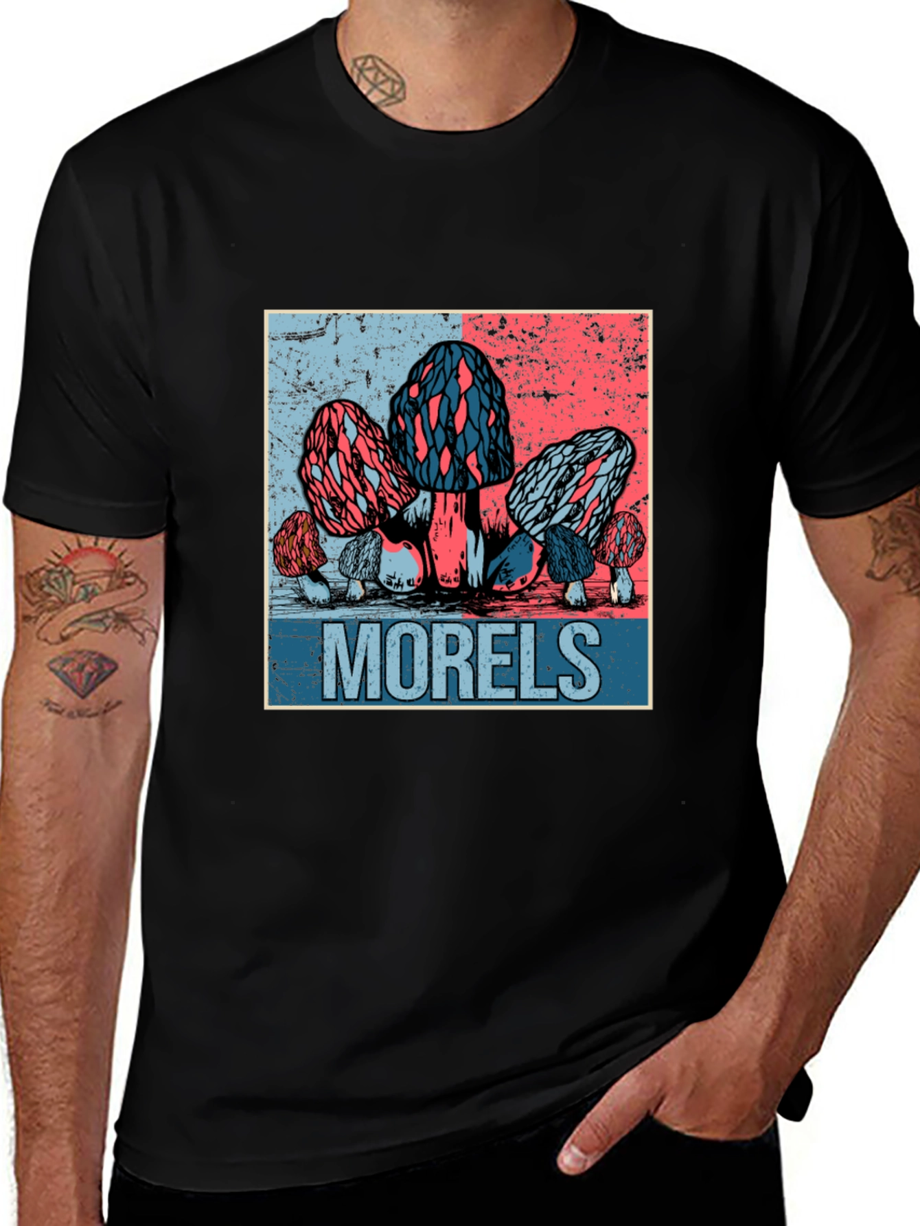 Morels Mushroom Graphic Tee