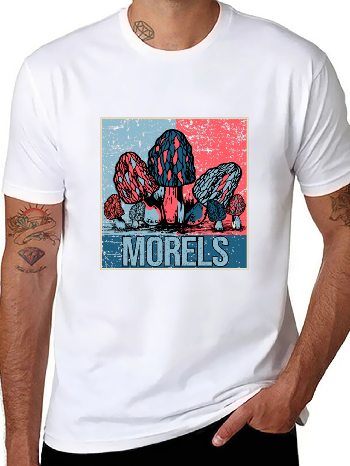 Morels Mushroom Graphic Tee