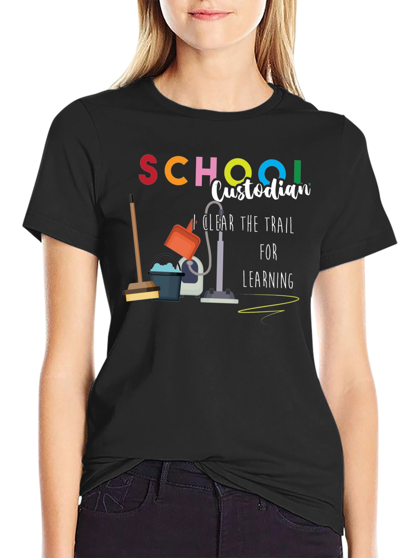 School Custodian Graphic T-Shirt