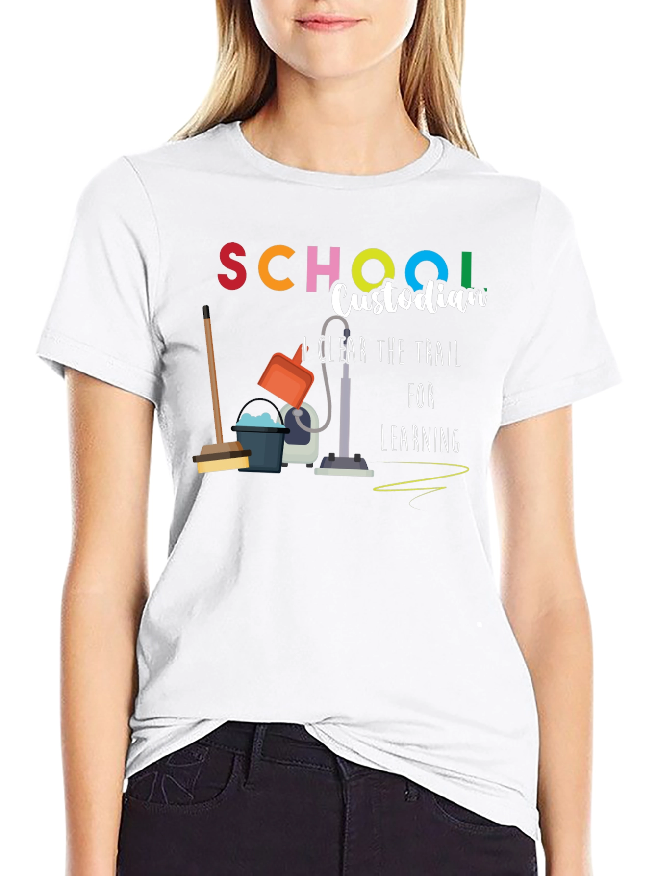 School Custodian Graphic T-Shirt