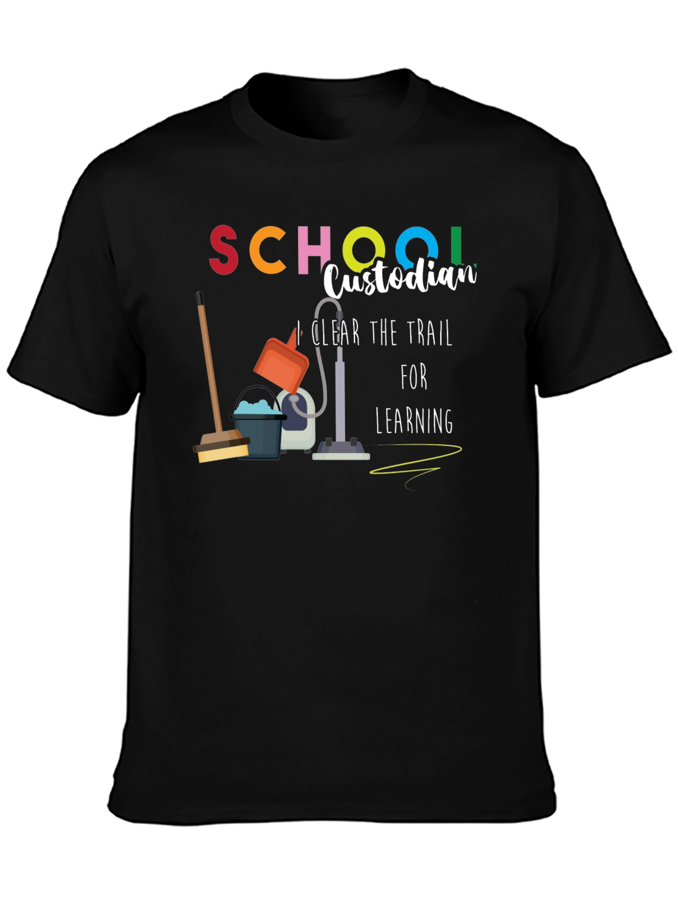 School Custodian Graphic T-Shirt