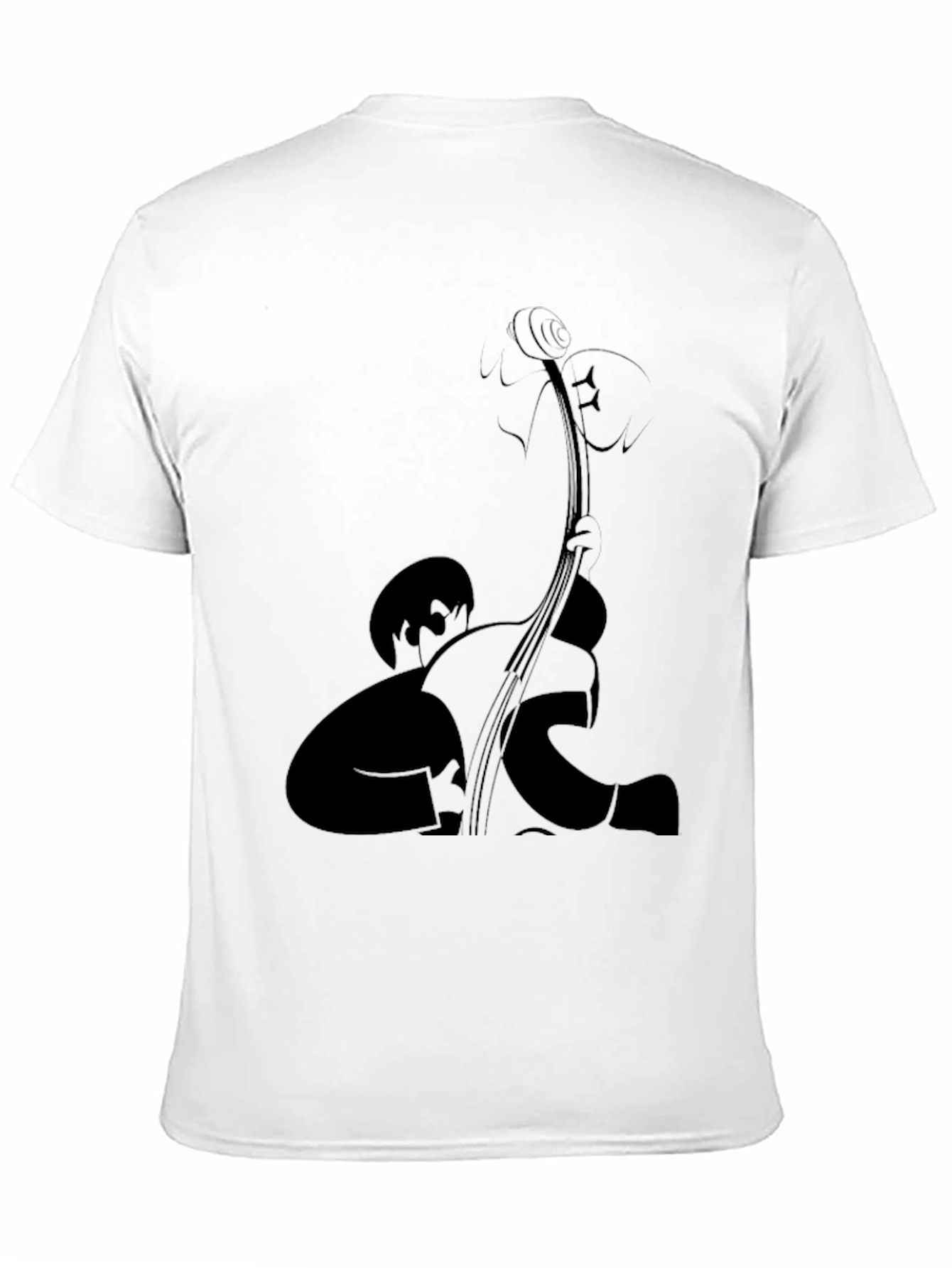 Bass Player Graphic Tee - Black