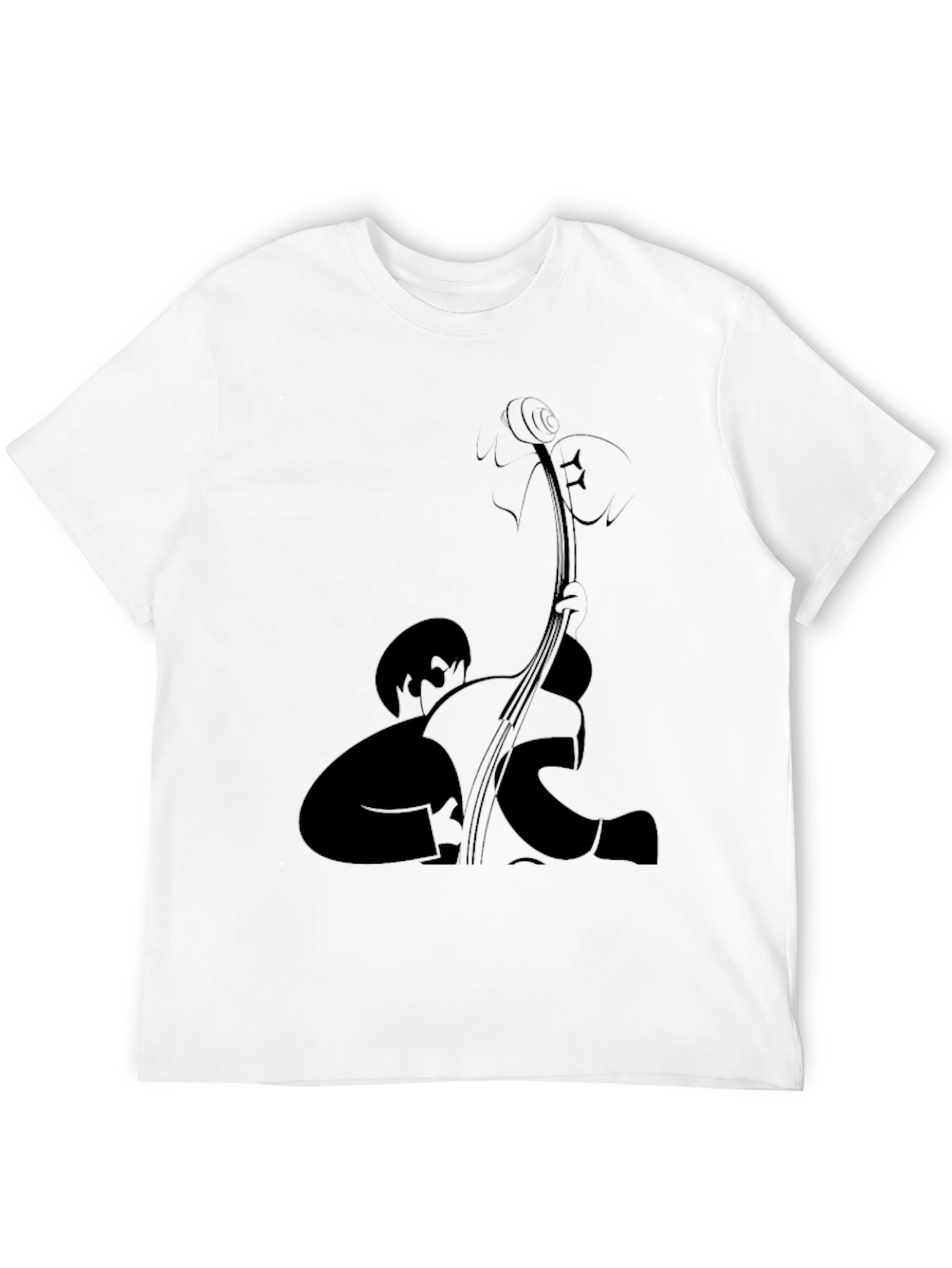 Bass Player Graphic Tee - Black