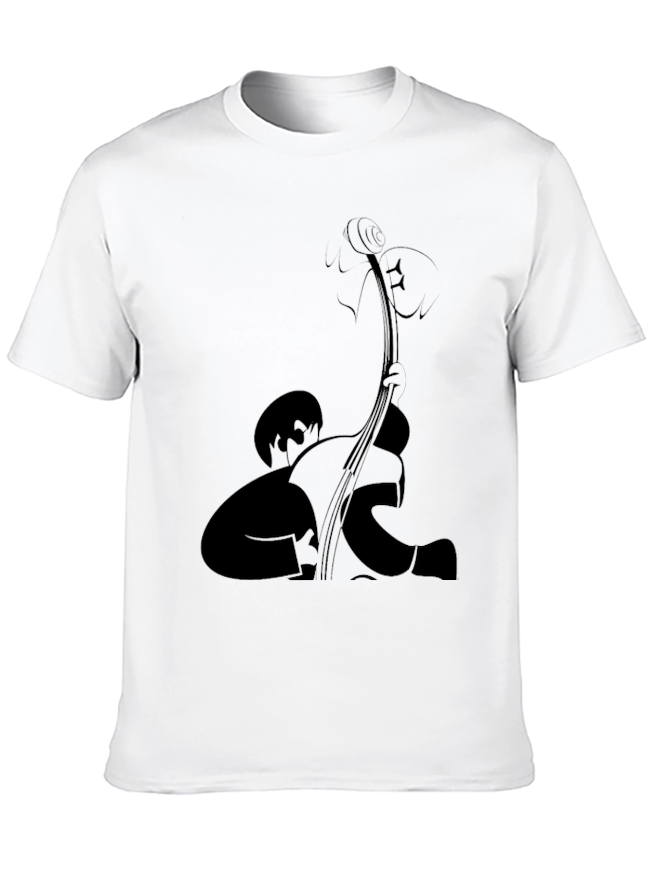 Bass Player Graphic Tee - Black