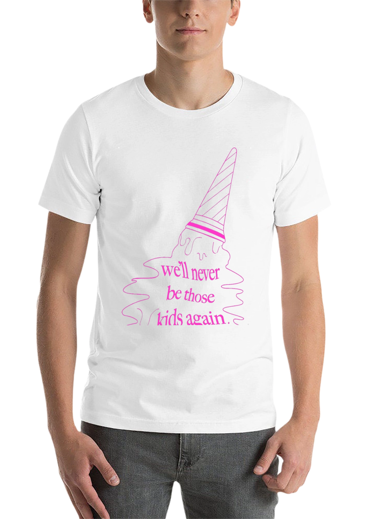 Pink Ice Cream Graphic Tee