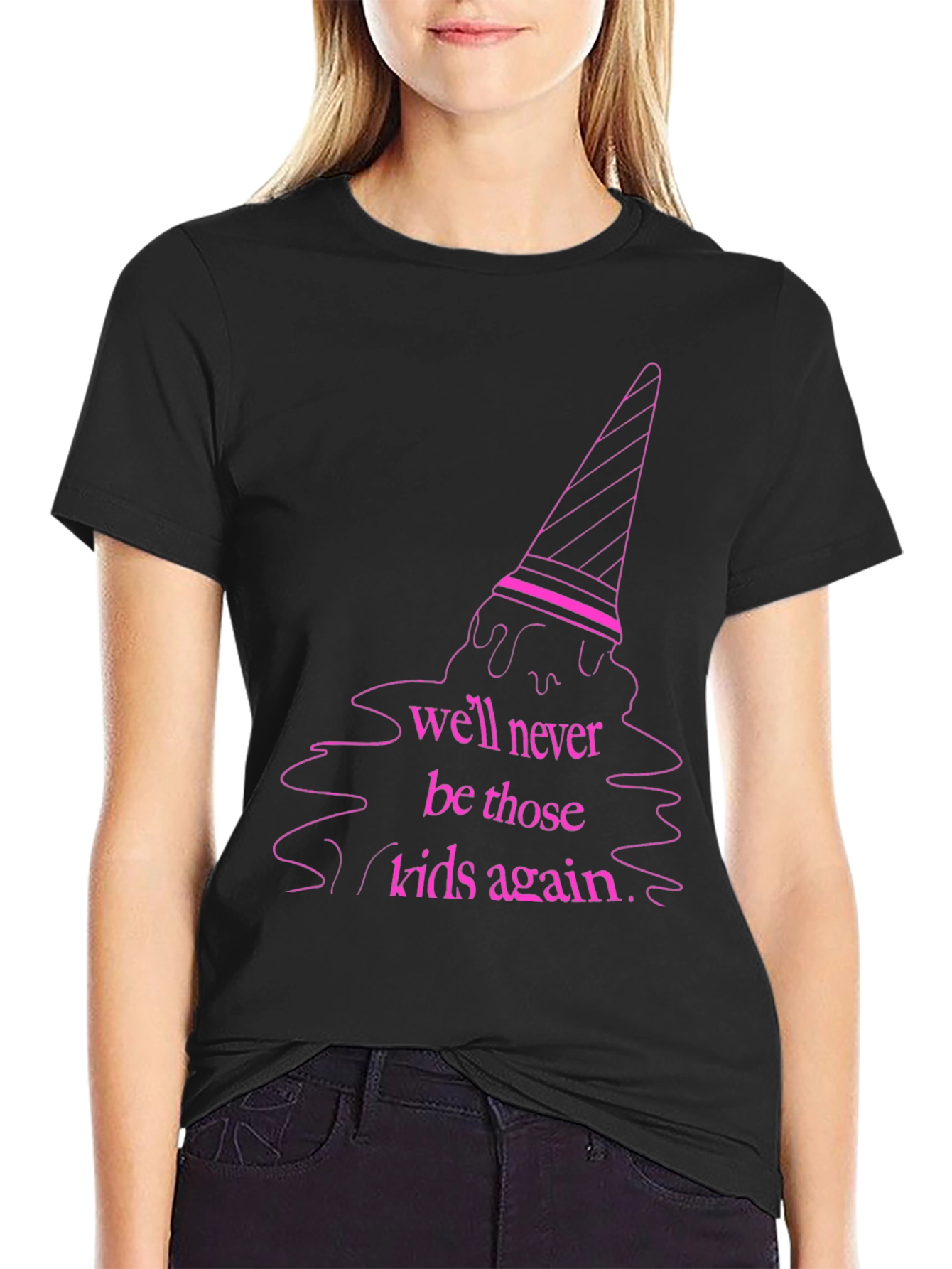 Pink Ice Cream Graphic Tee