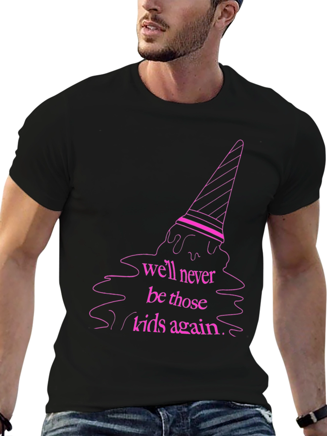 Pink Ice Cream Graphic Tee