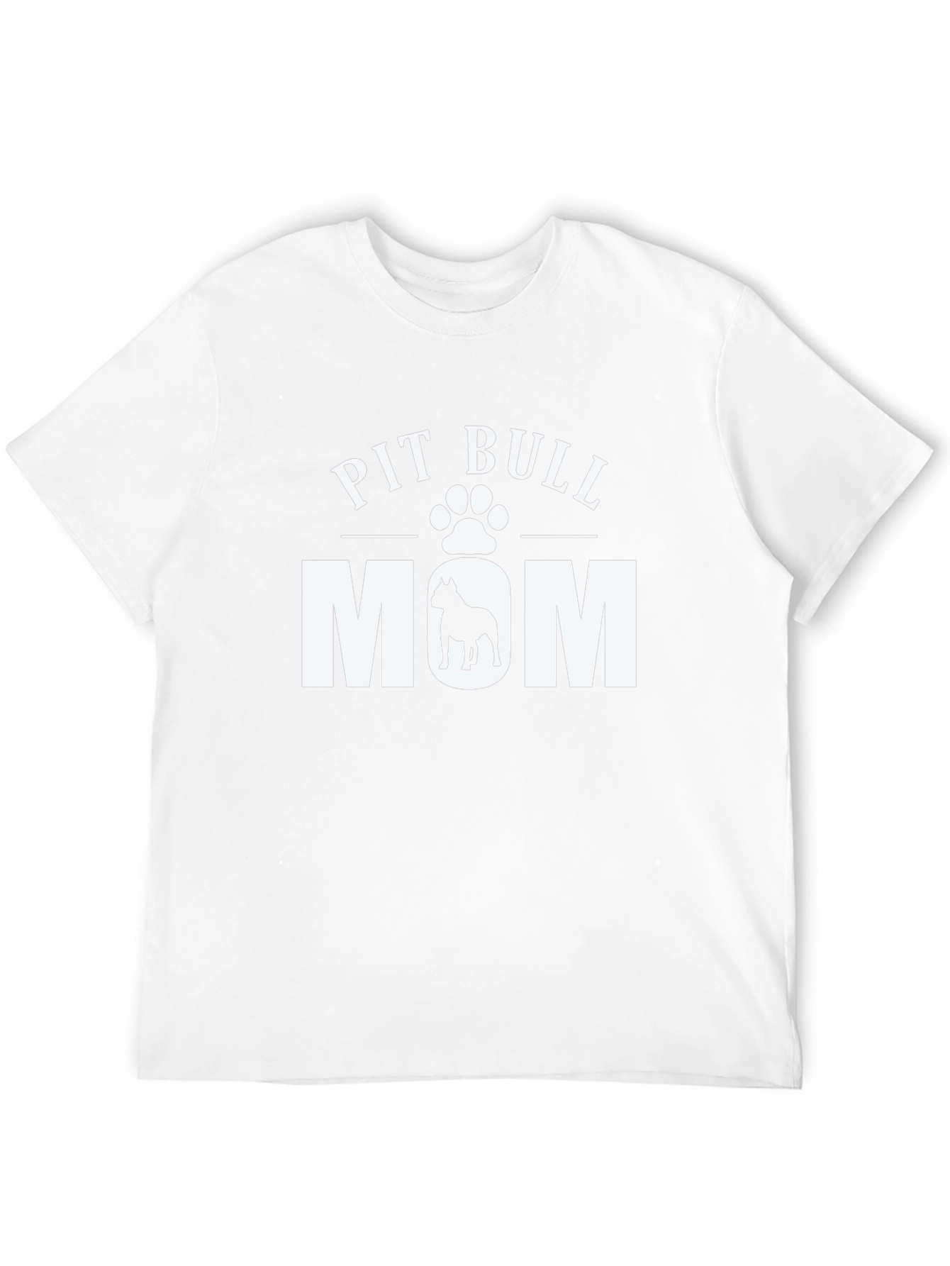 Pit Bull Mom Graphic Tee - Dog Lover Shirt