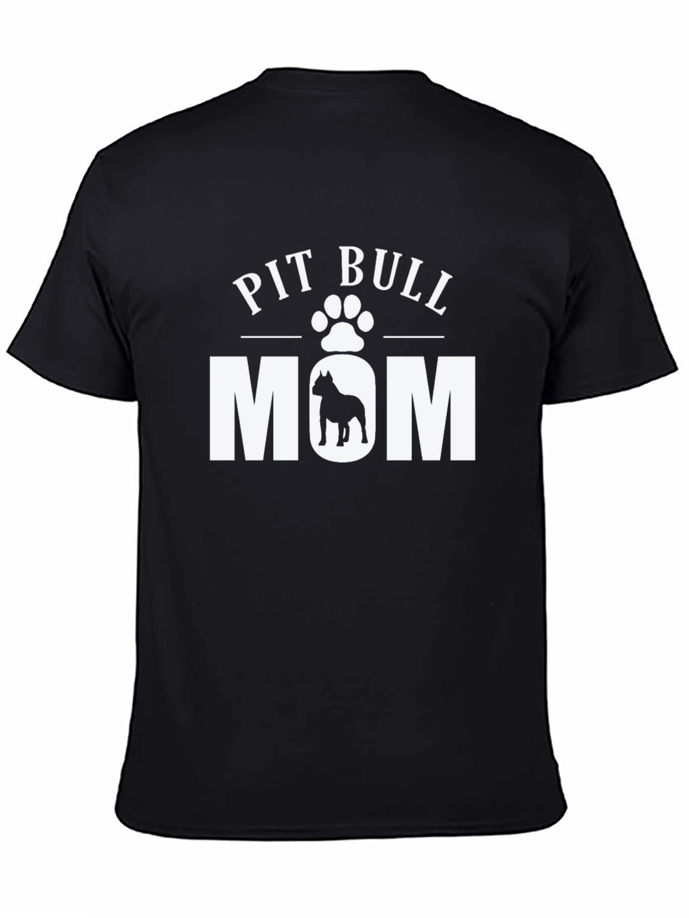 Pit Bull Mom Graphic Tee - Dog Lover Shirt
