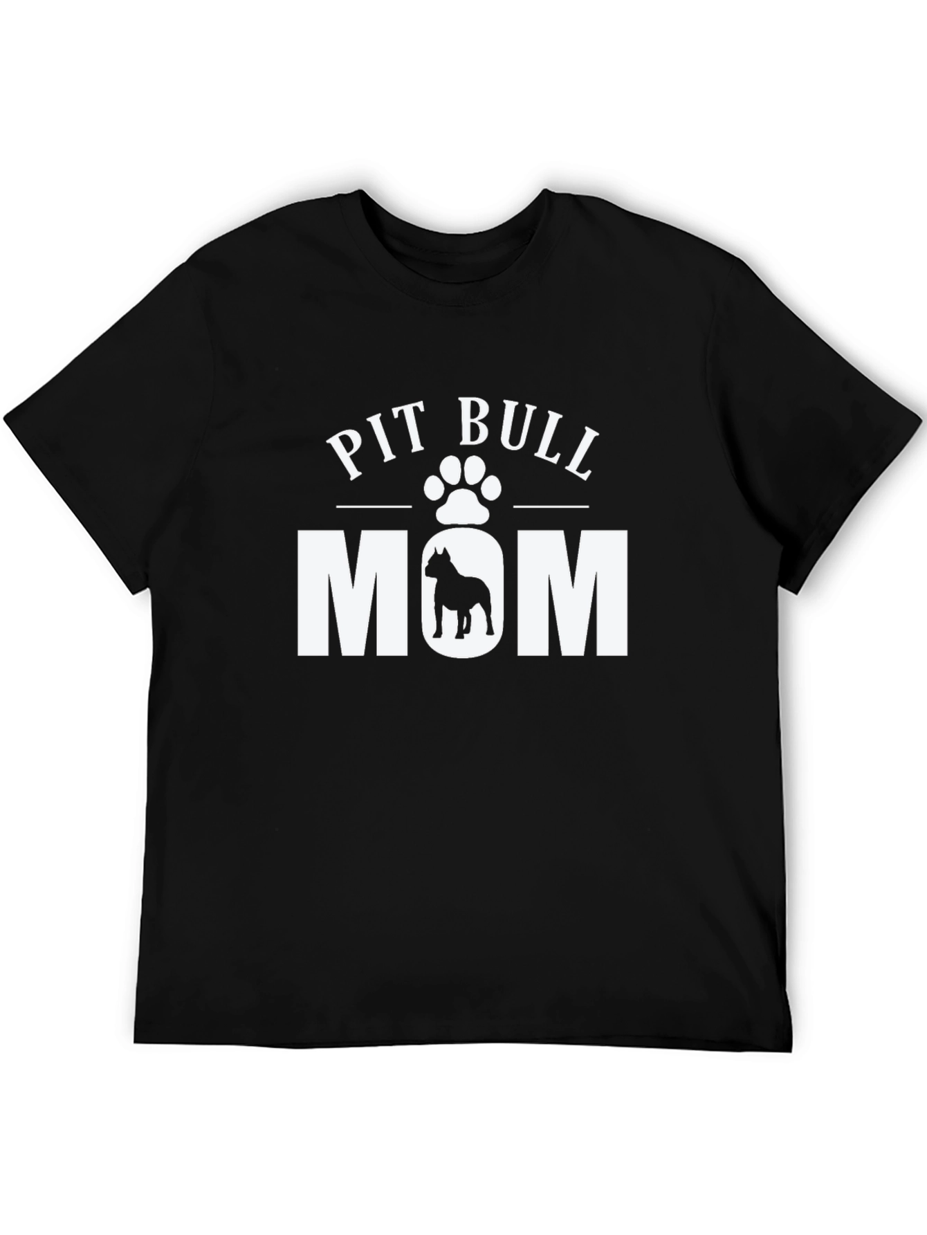 Pit Bull Mom Graphic Tee - Dog Lover Shirt