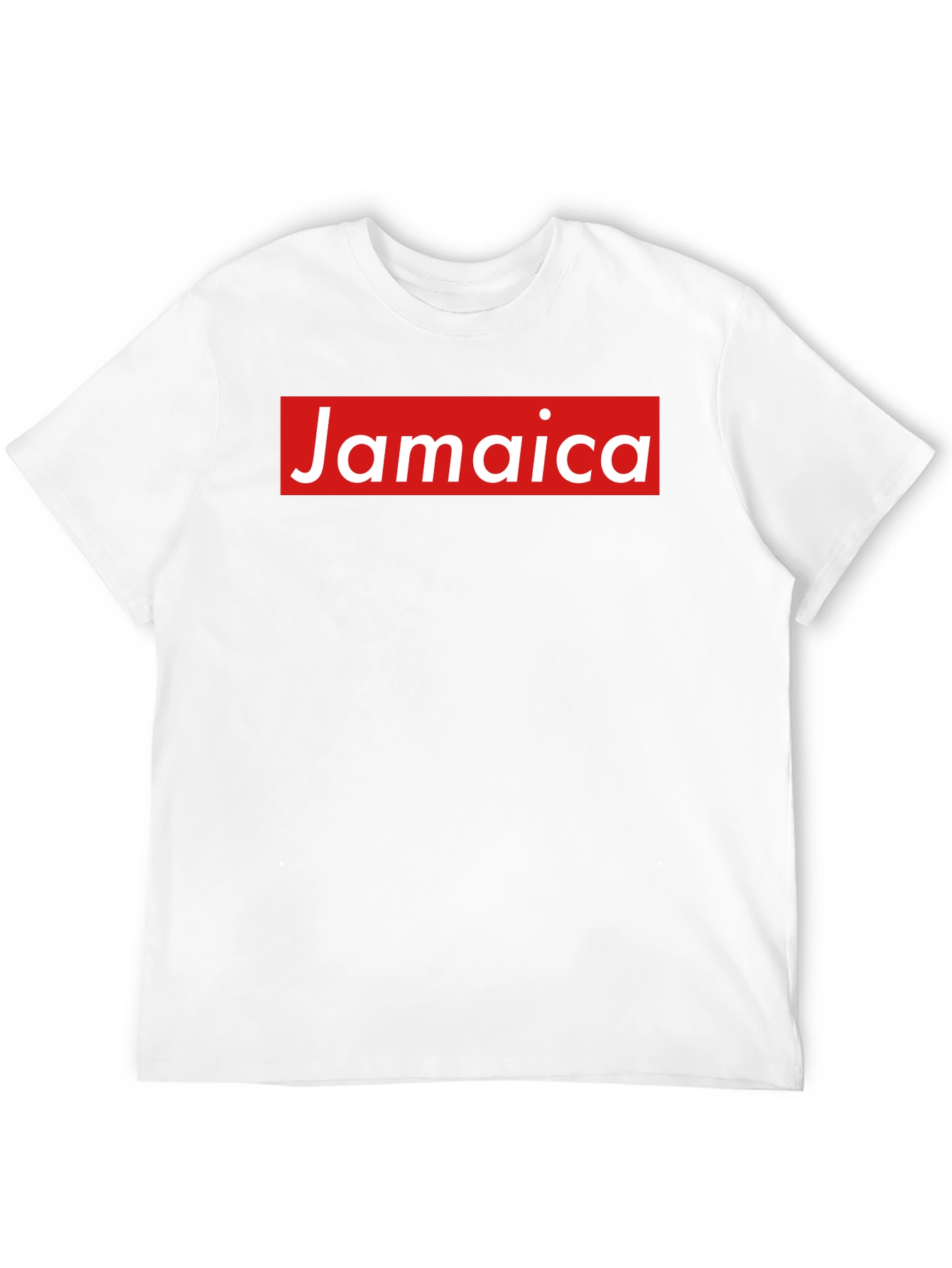 Jamaica Box Logo Graphic Tee - Classic Style