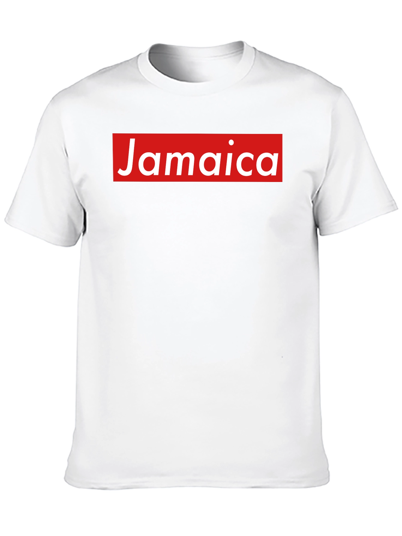 Jamaica Box Logo Graphic Tee - Classic Style