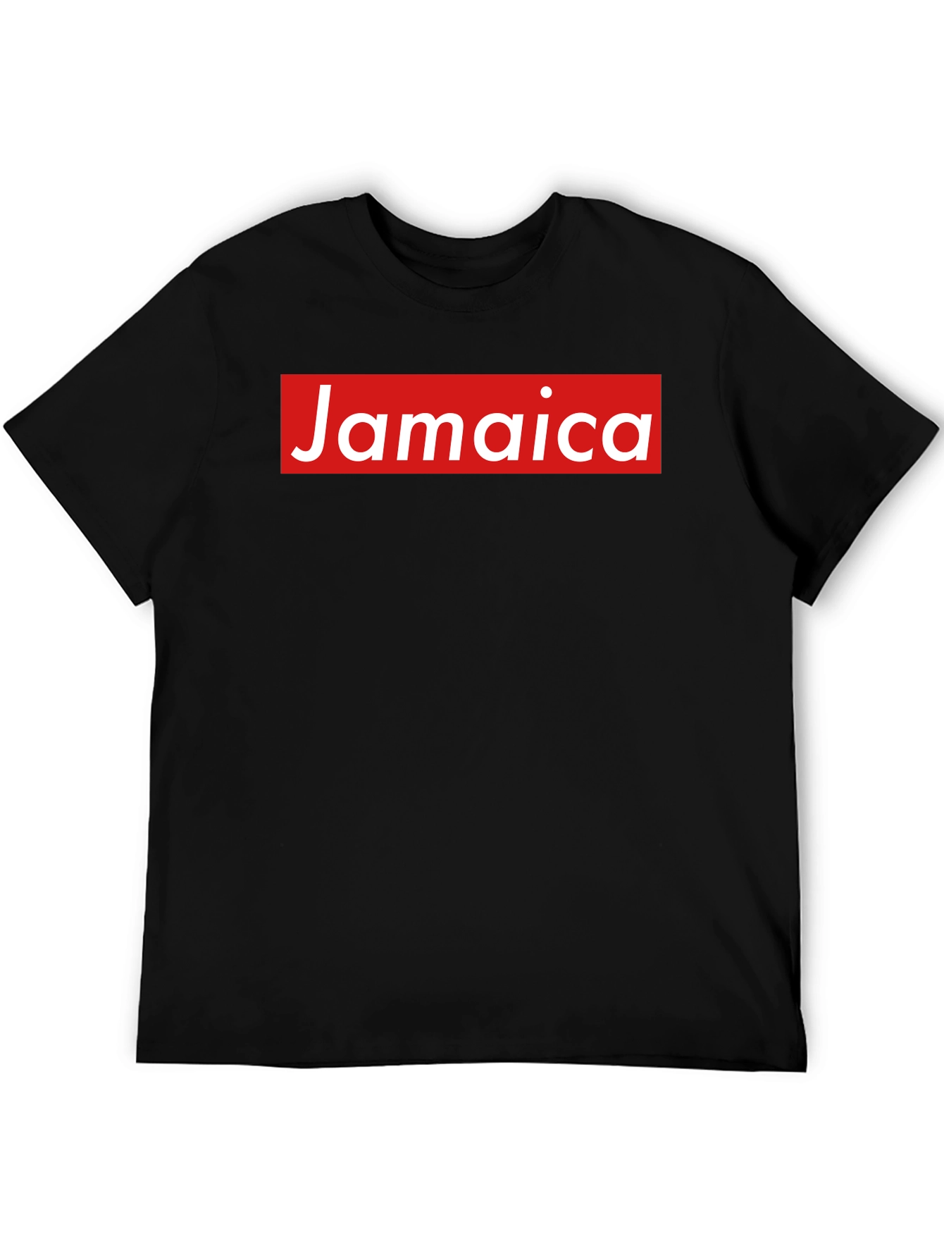 Jamaica Box Logo Graphic Tee - Classic Style