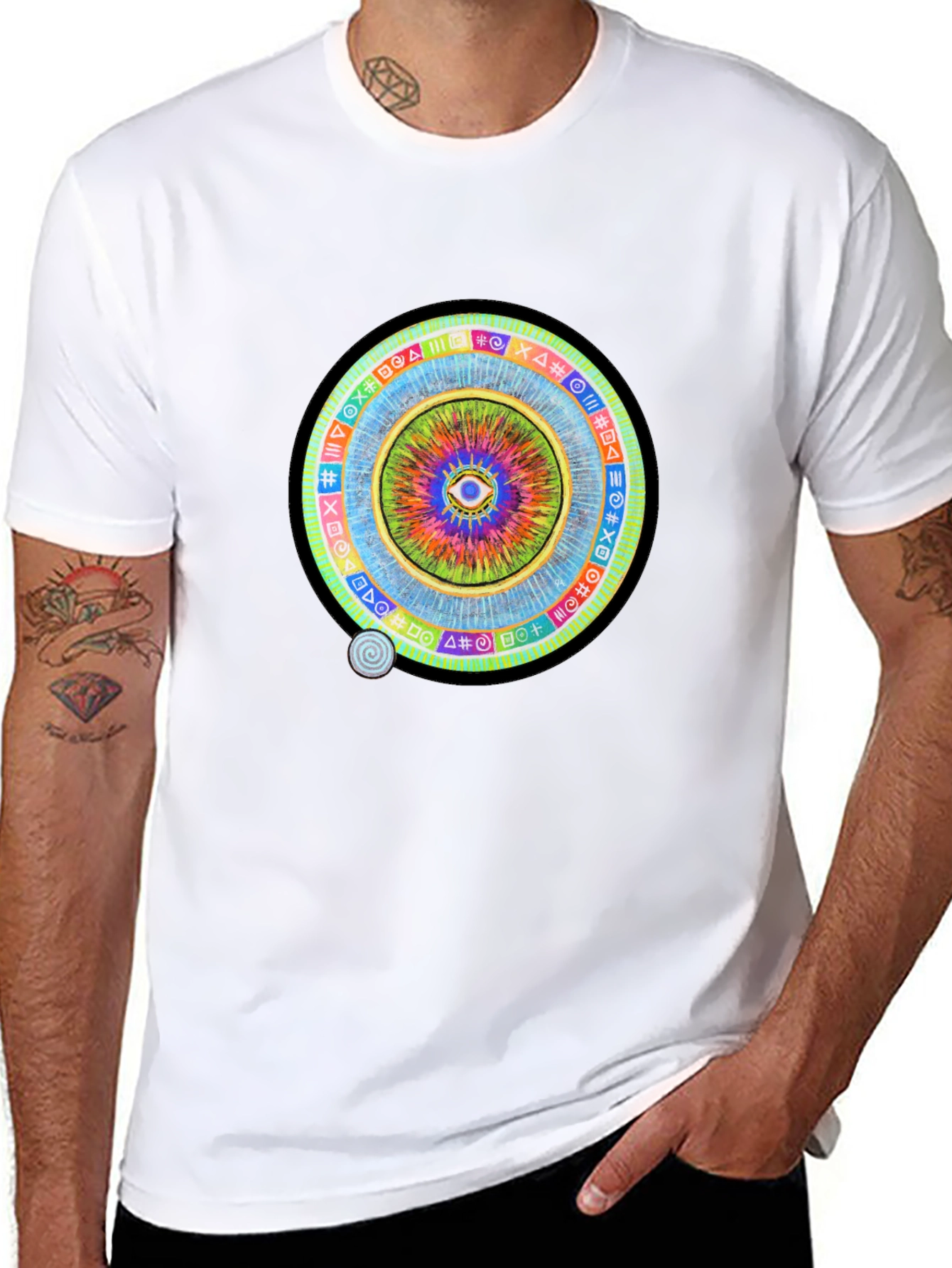 Mystic Eye Graphic Black T-Shirt