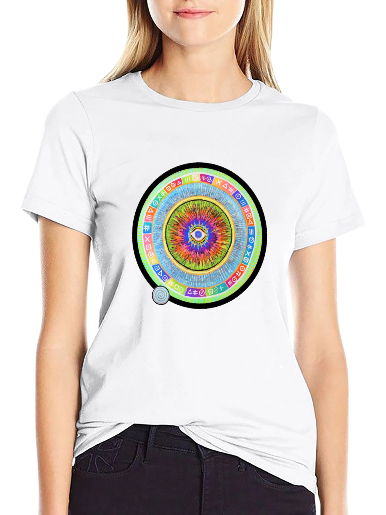 Mystic Eye Graphic Black T-Shirt