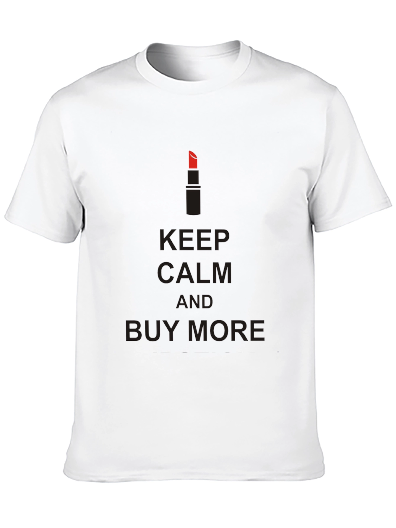 Keep Calm and Buy More Black T-Shirt