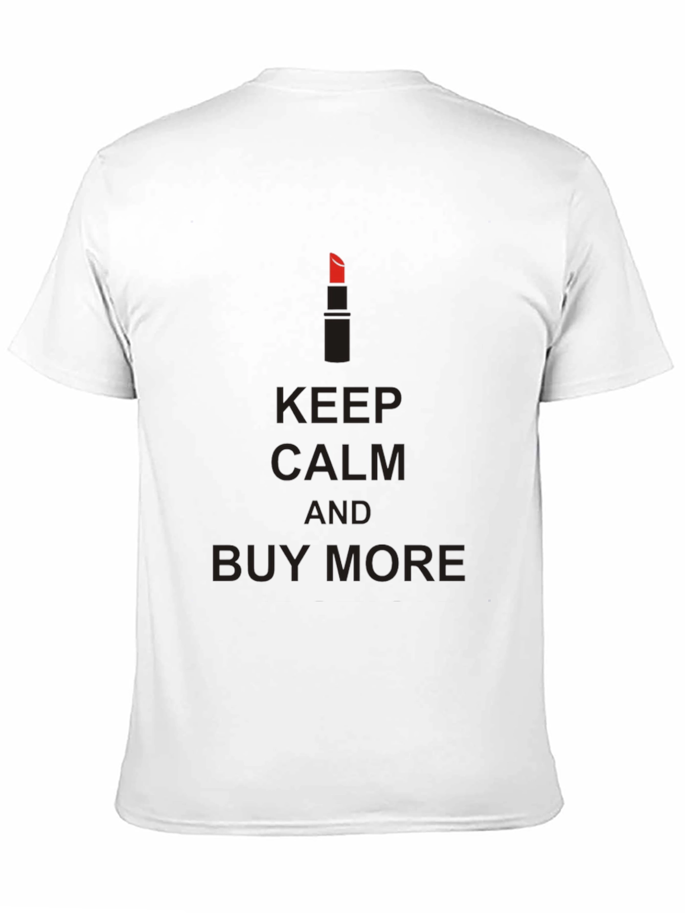 Keep Calm and Buy More Black T-Shirt