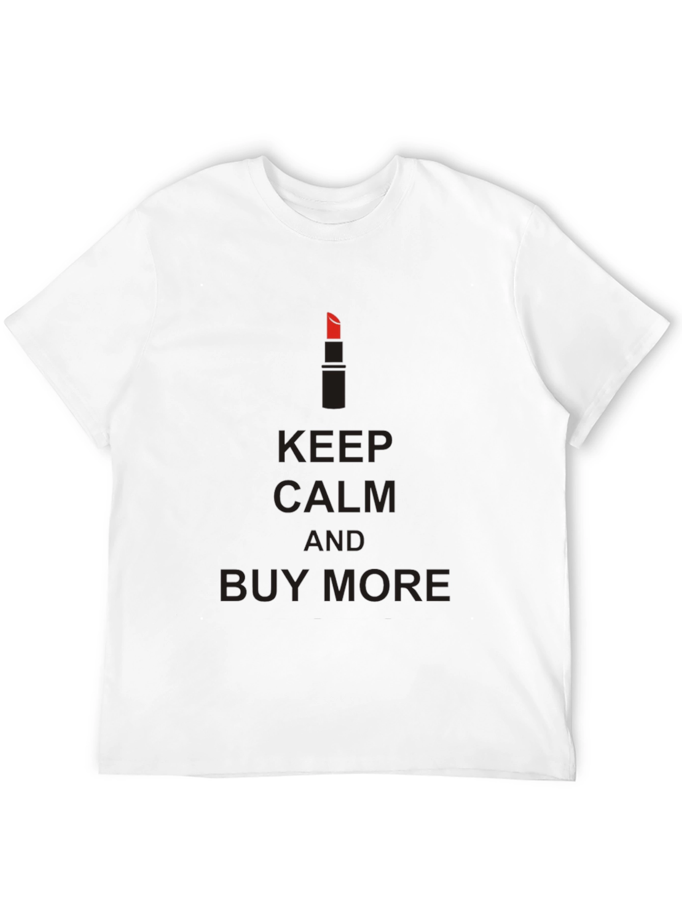 Keep Calm and Buy More Black T-Shirt