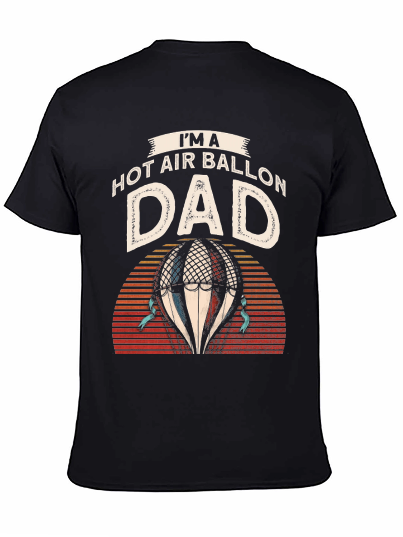 Hot Air Balloon Dad Graphic Tee