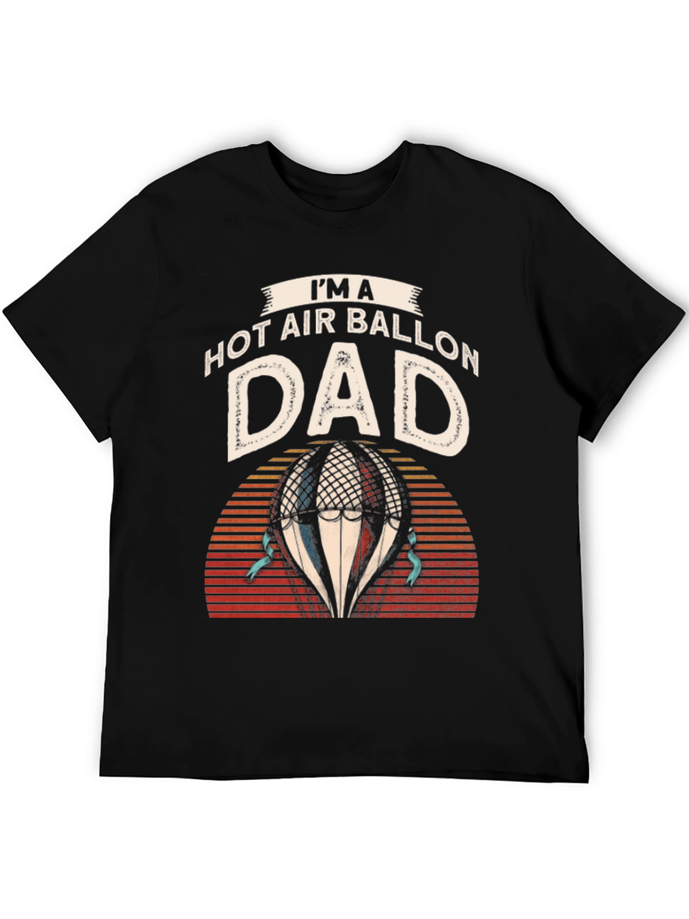 Hot Air Balloon Dad Graphic Tee
