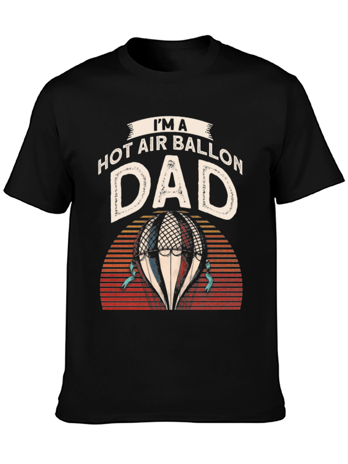 Hot Air Balloon Dad Graphic Tee