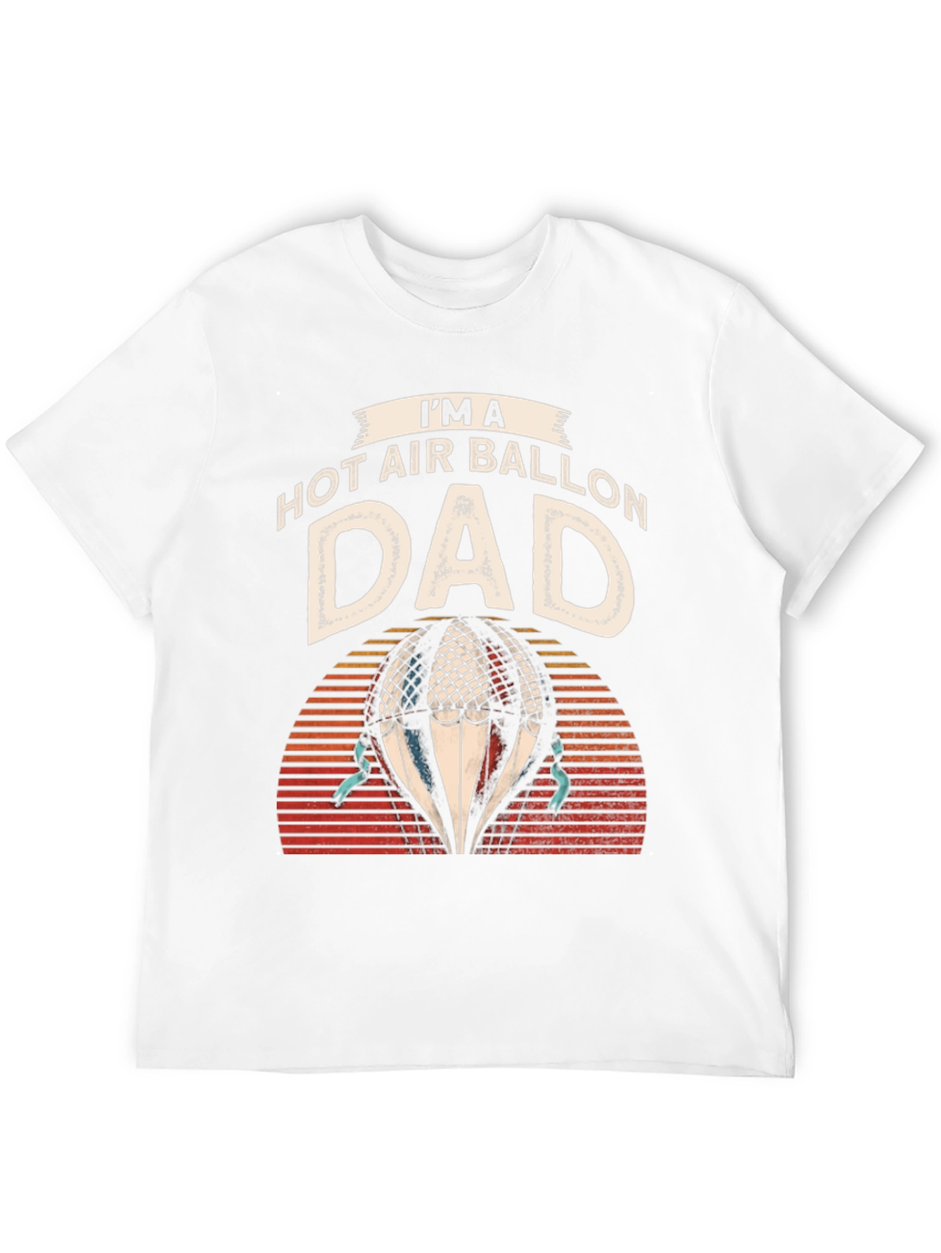 Hot Air Balloon Dad Graphic Tee