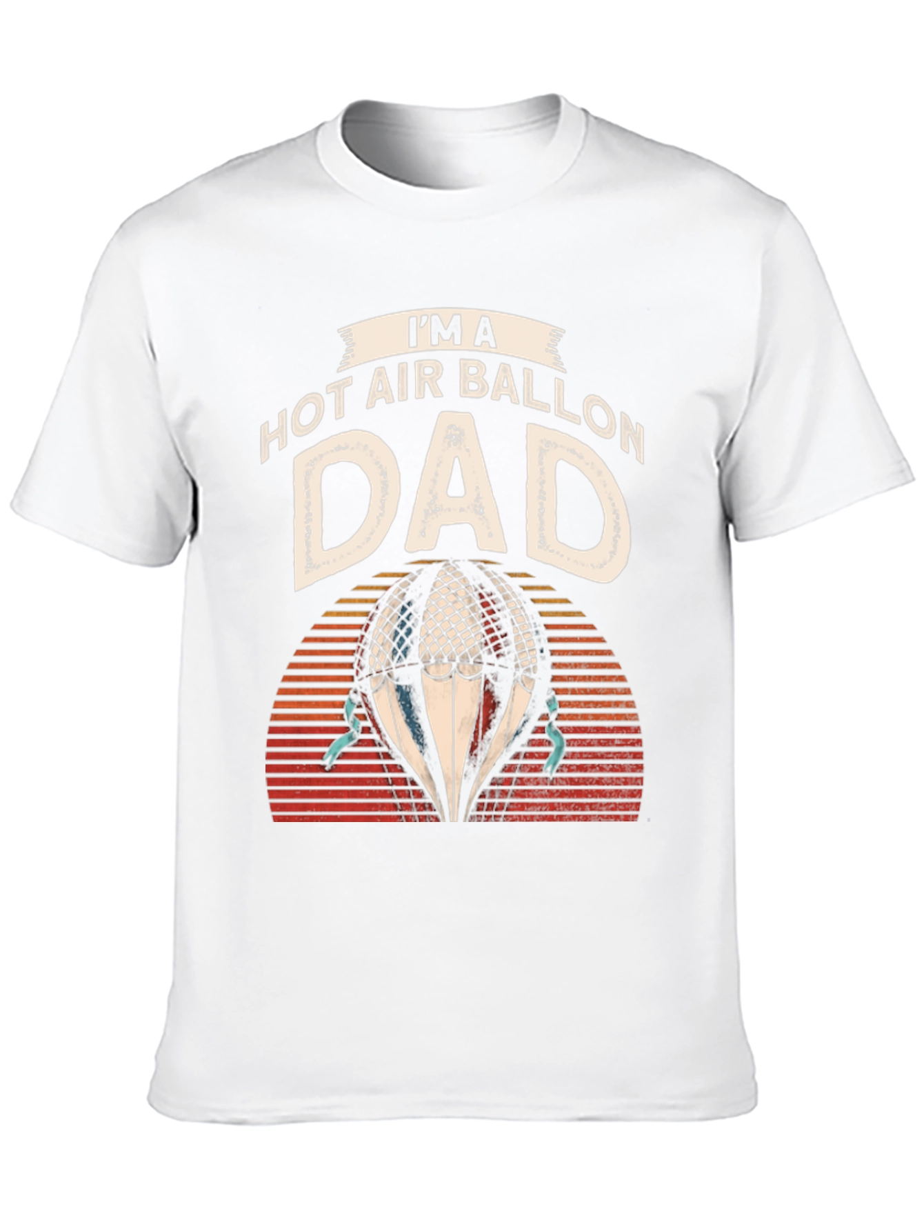 Hot Air Balloon Dad Graphic Tee